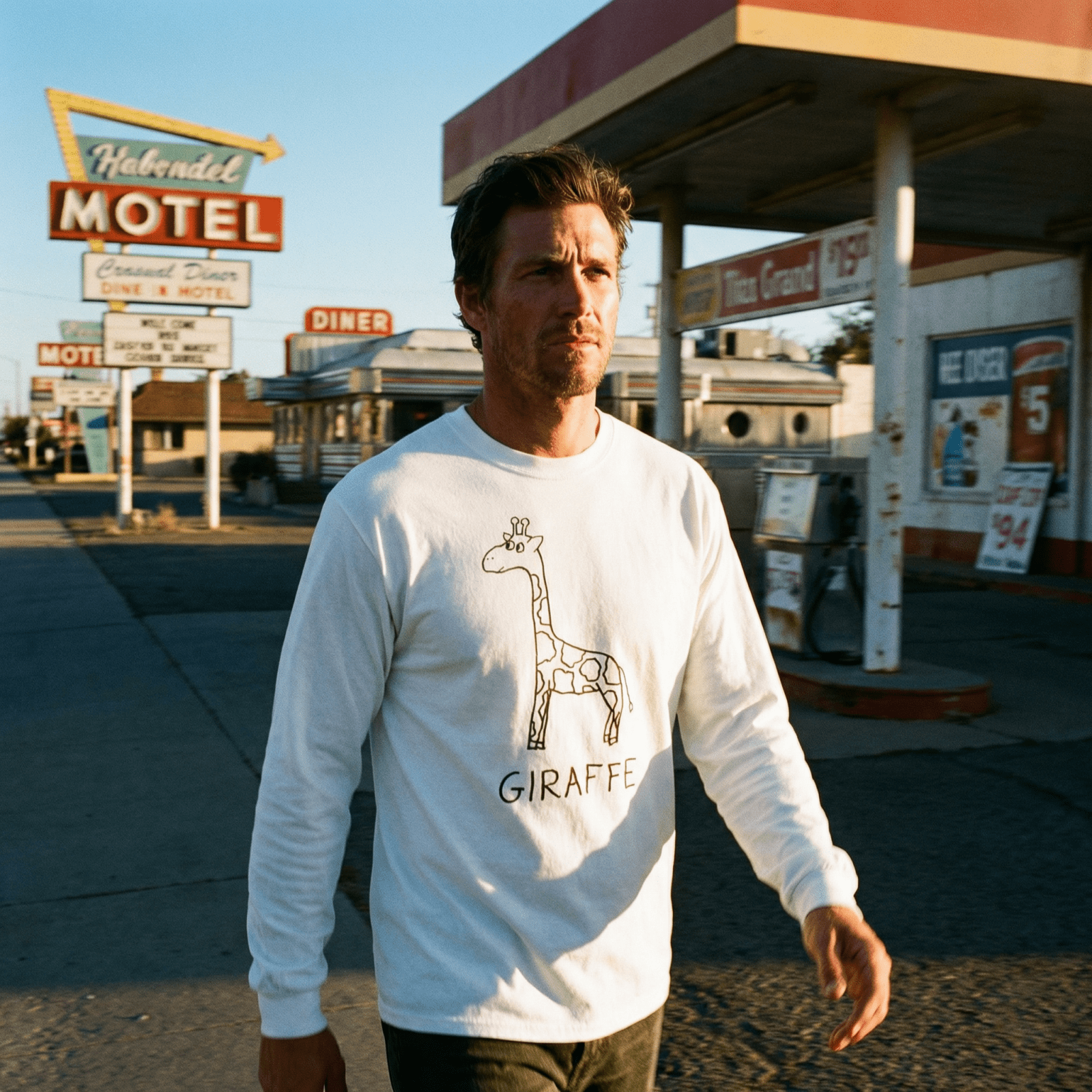 Giraffe - Long Sleeve Tee