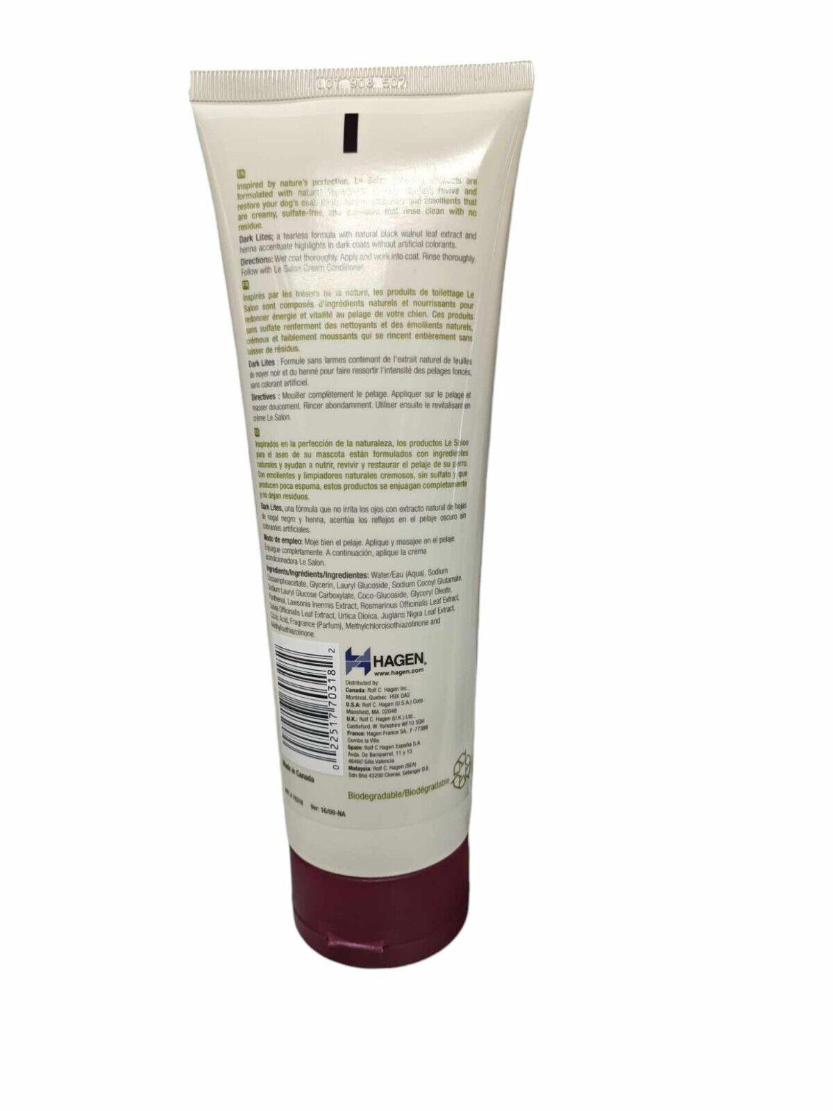 Hagen Le Salon  WHITE  LITES  Dog Shampoo 8.45 fl oz Natural Sulfate Free TF