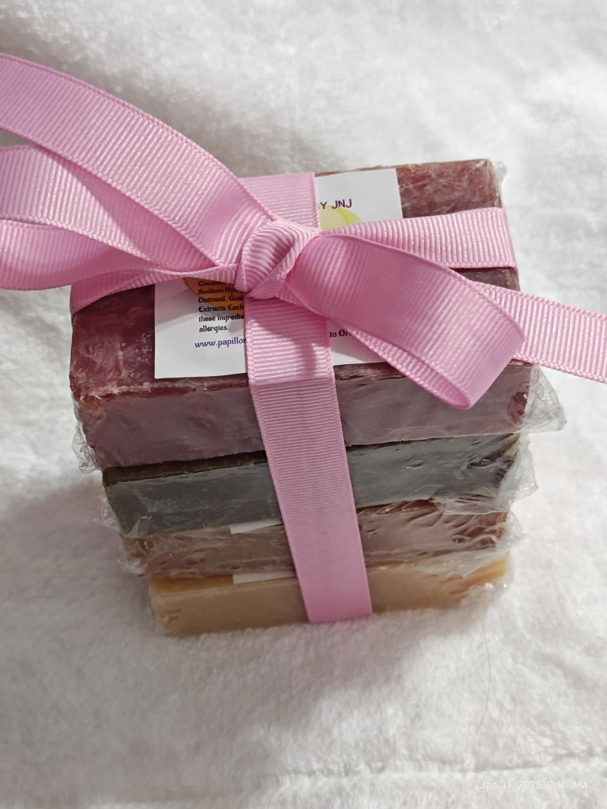 Handmade Soap Bars 4 pack (each bar is 4oz+) All Natural  Many Scents 2