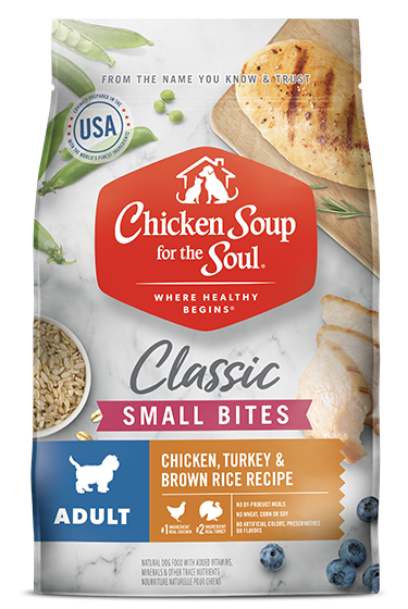 Chicken Soup Adult Chicken, Turkey and Brown Rice Small Bites Dog Food