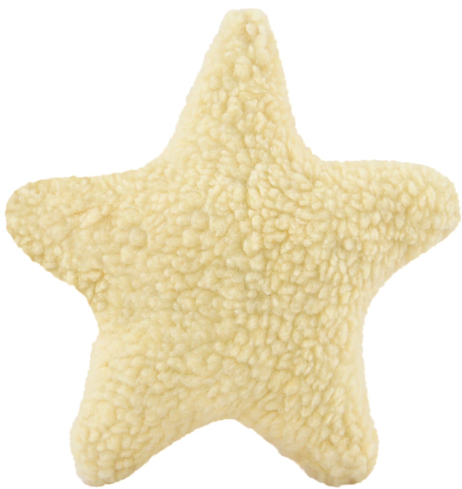 Jeffers Fuzzy Shapes Squeaker Dog Toys, Natural Color, Star/Man/Bone