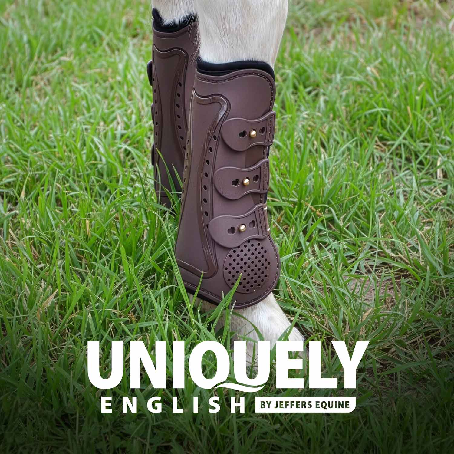 Jeffers Uniquely English Horse Tendon Boots, 2-Pack