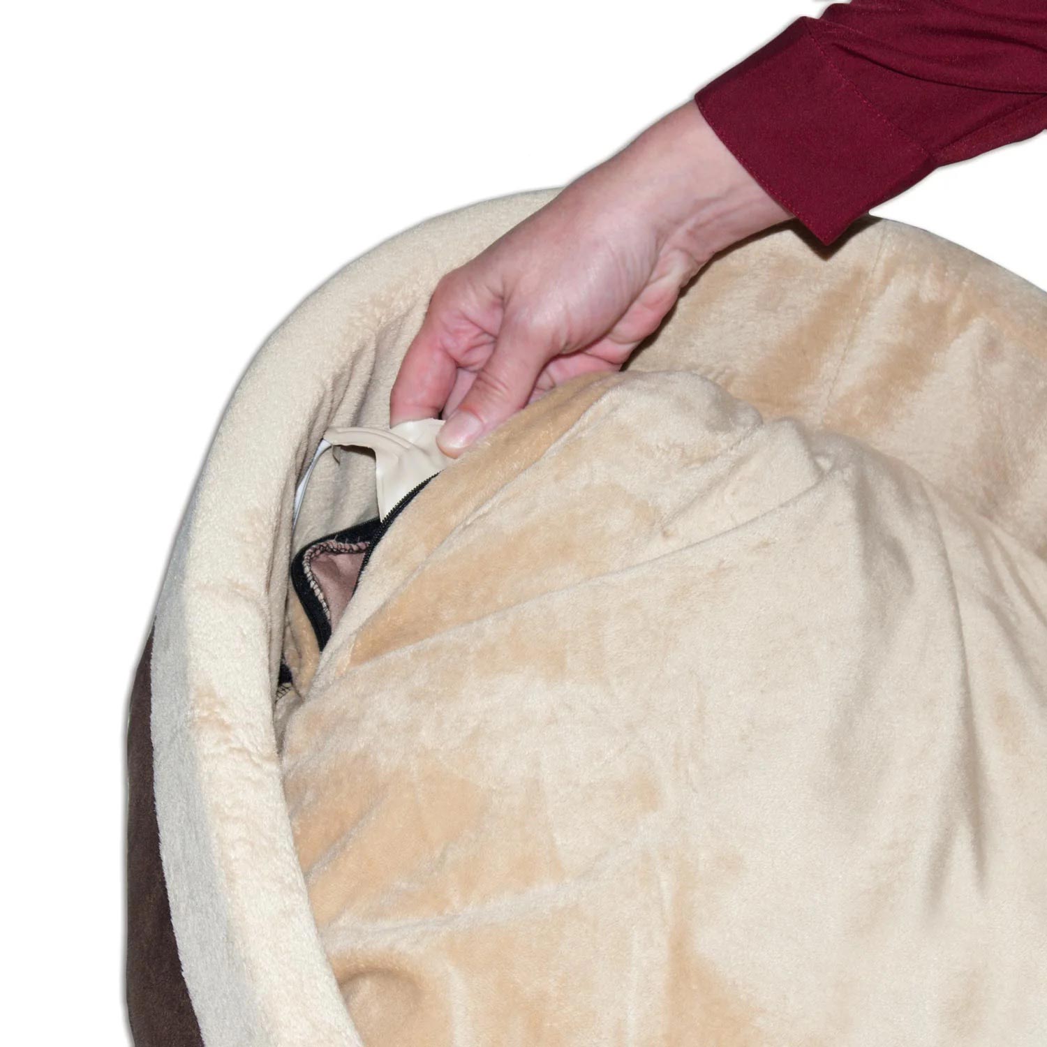 K&H Pet Products Thermo-Kitty Bed Indoor Heated Cat Bed – Safe, Energy Efficient & Washable