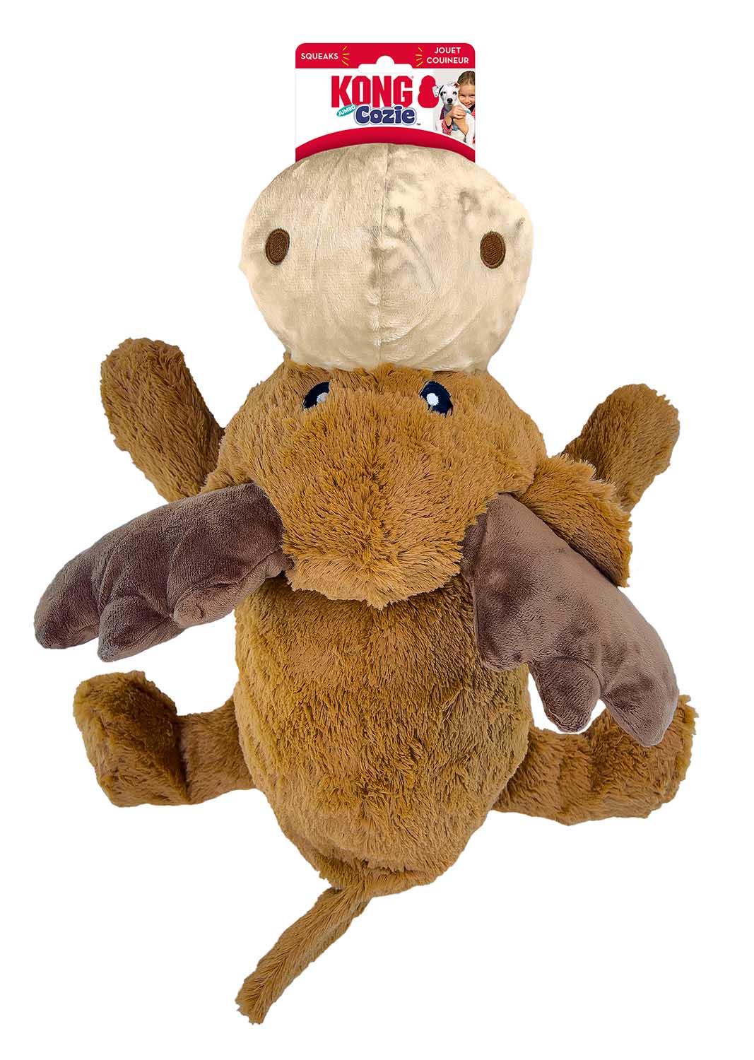 Kong Cozie Jumbo Marvin Dog Toy with Squeaker, XLarge