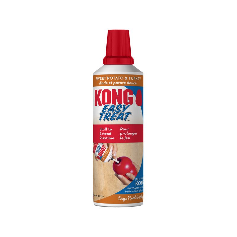 KONG Holiday Easy Treat® Turkey & Sweet Potato – Stuffable Dog Treat, Low-Calorie, Perfect for KONG Toys