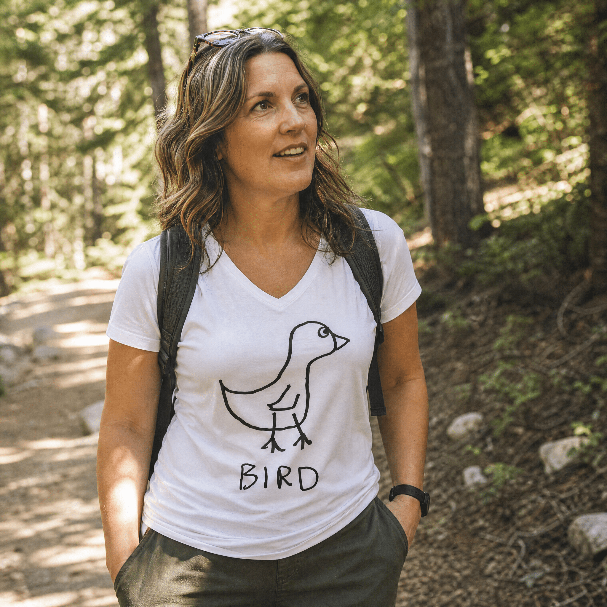 Bird - Women's V-Neck Tee