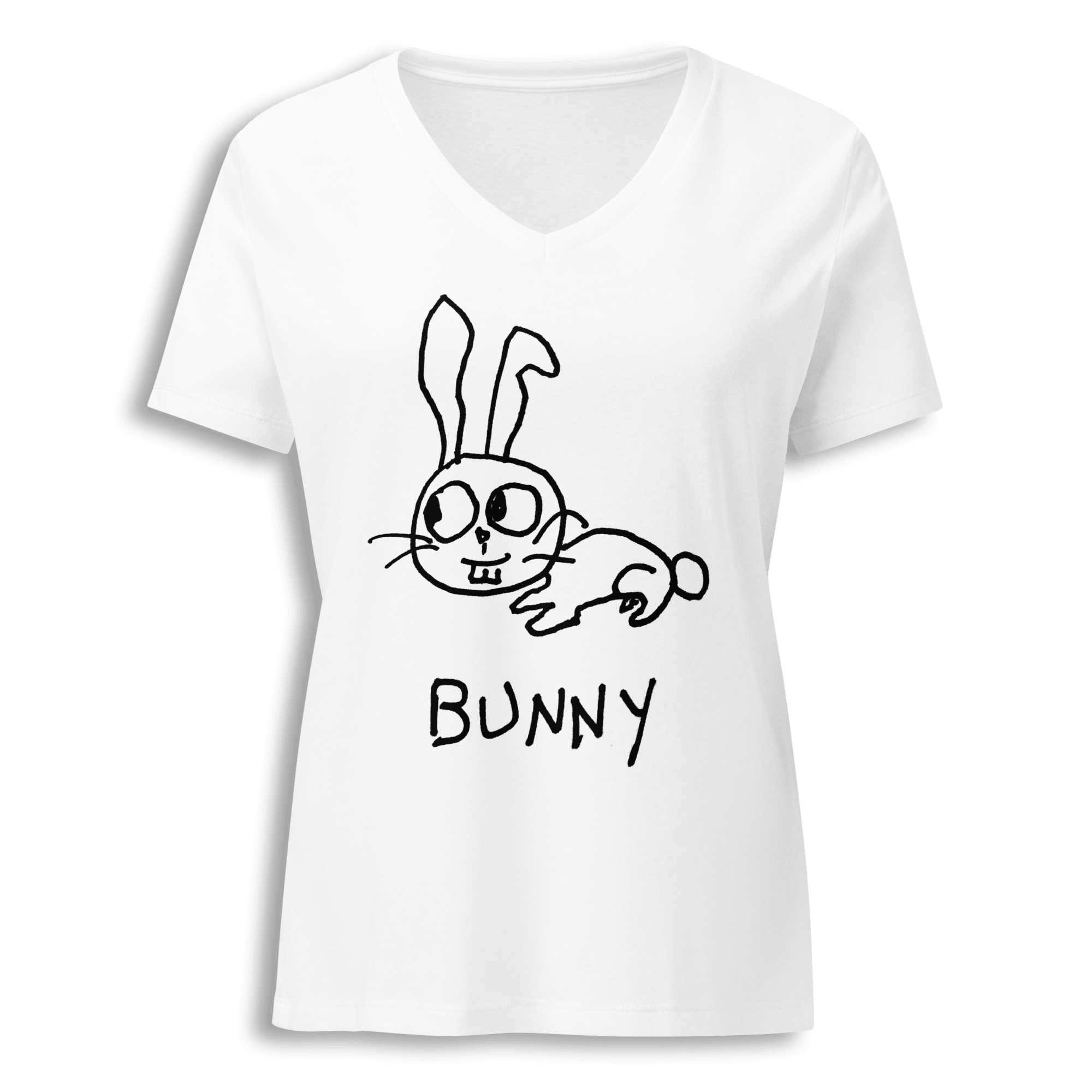 Bunny - Women's V-Neck Tee