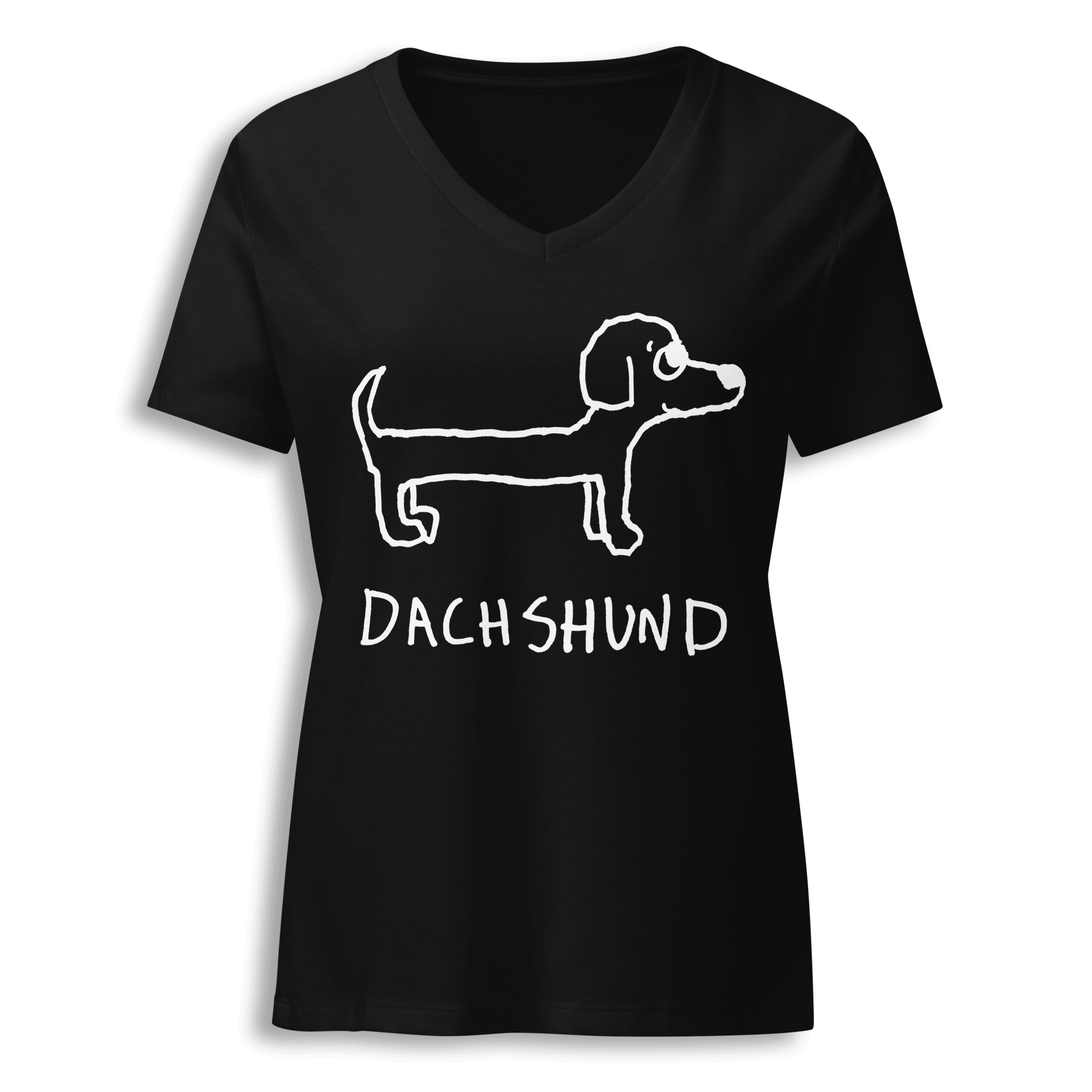 Dachshund - Women's V-Neck Tee