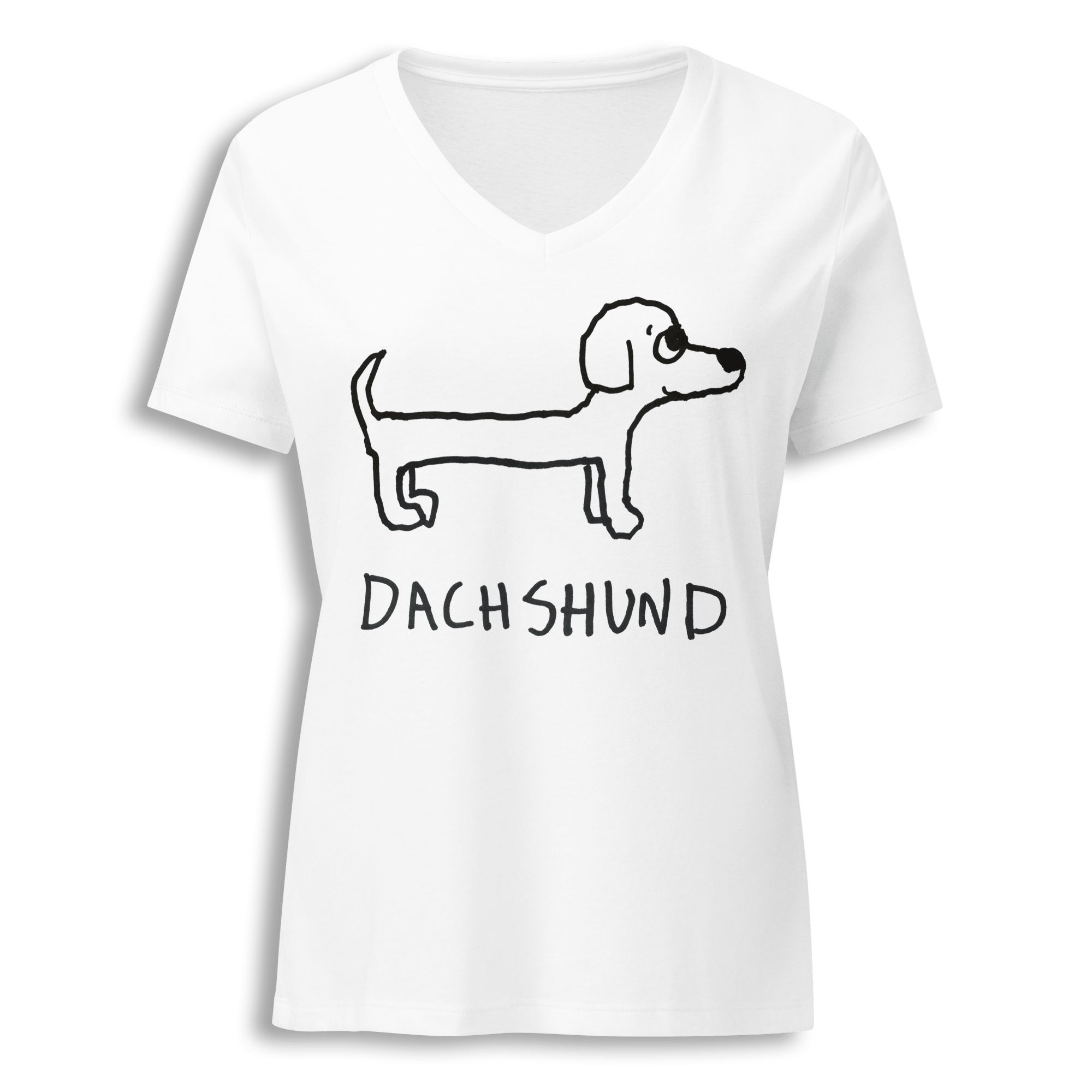 Dachshund - Women's V-Neck Tee