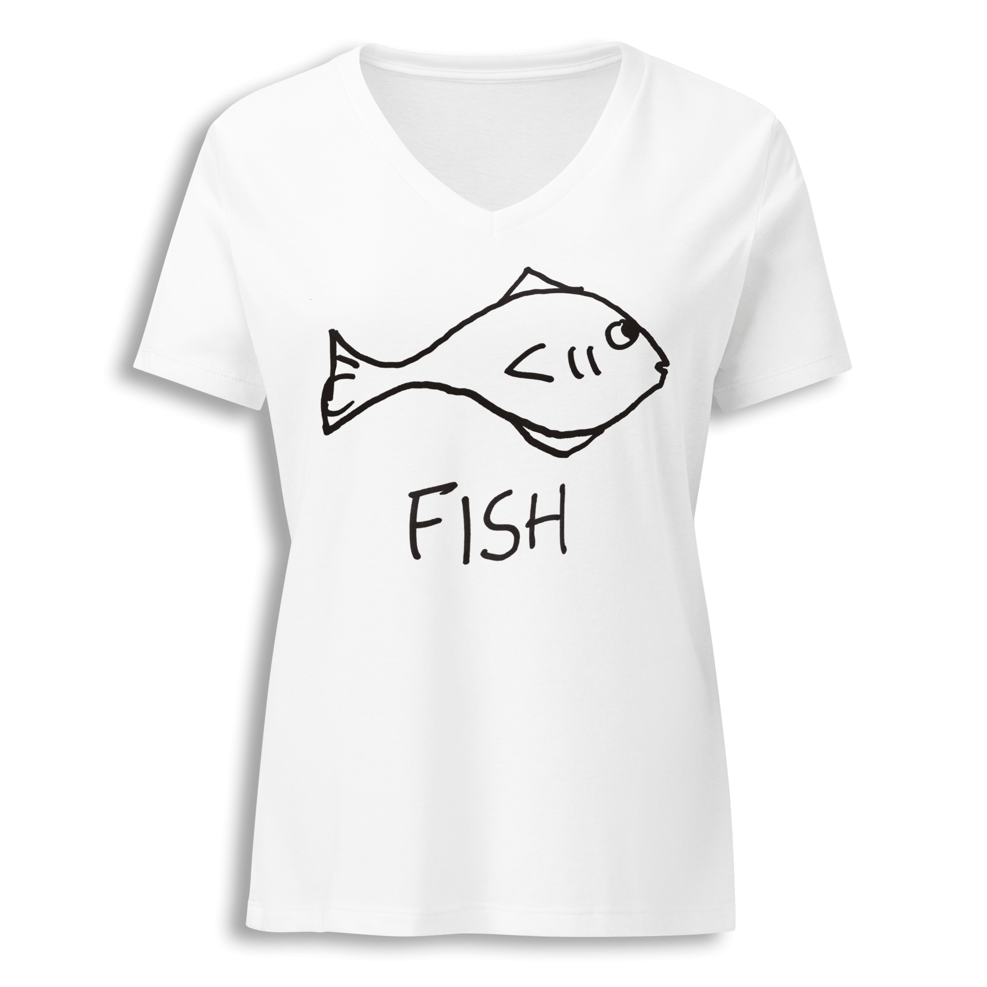 Fish - Women's V-Neck Tee