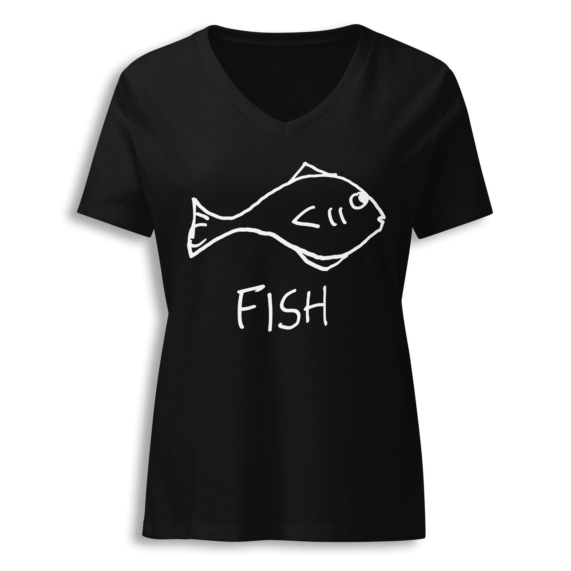 Fish - Women's V-Neck Tee