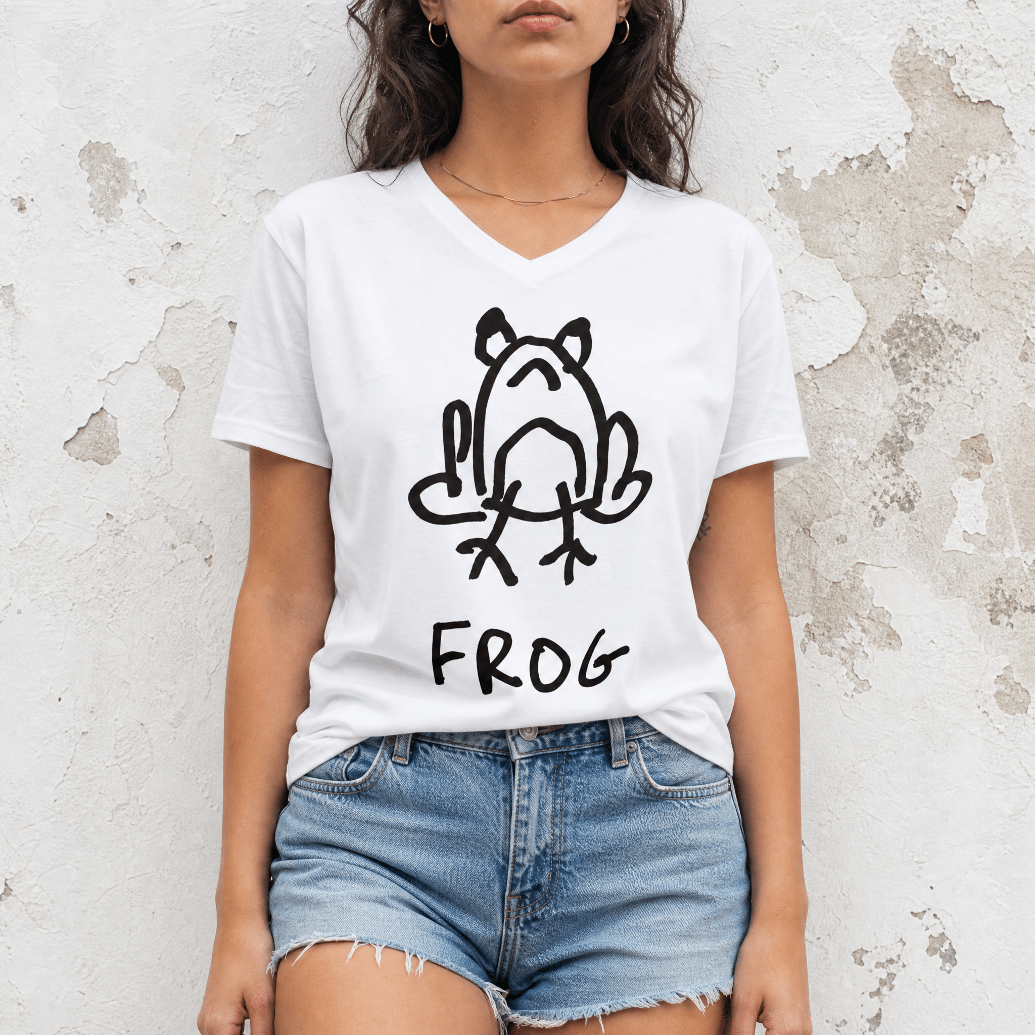 Frog - Women's V-Neck Tee