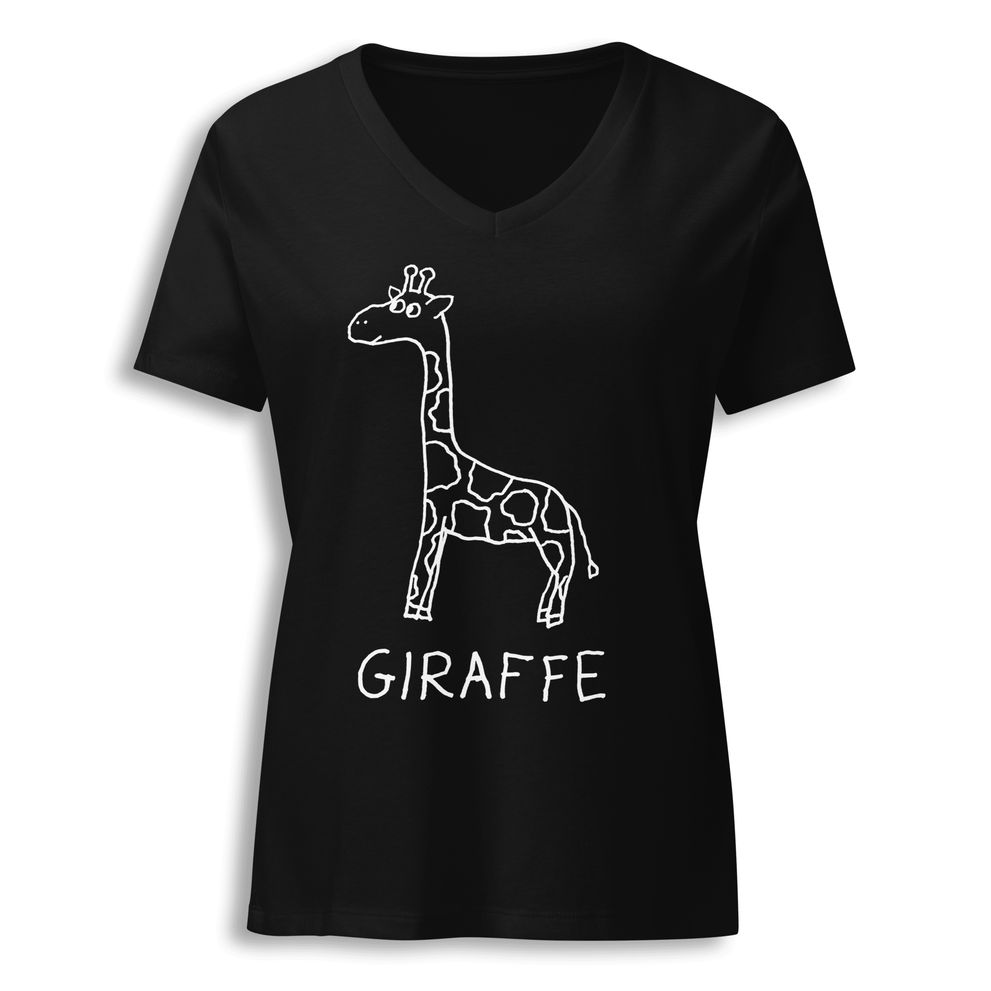 Giraffe - Women's V-Neck Tee