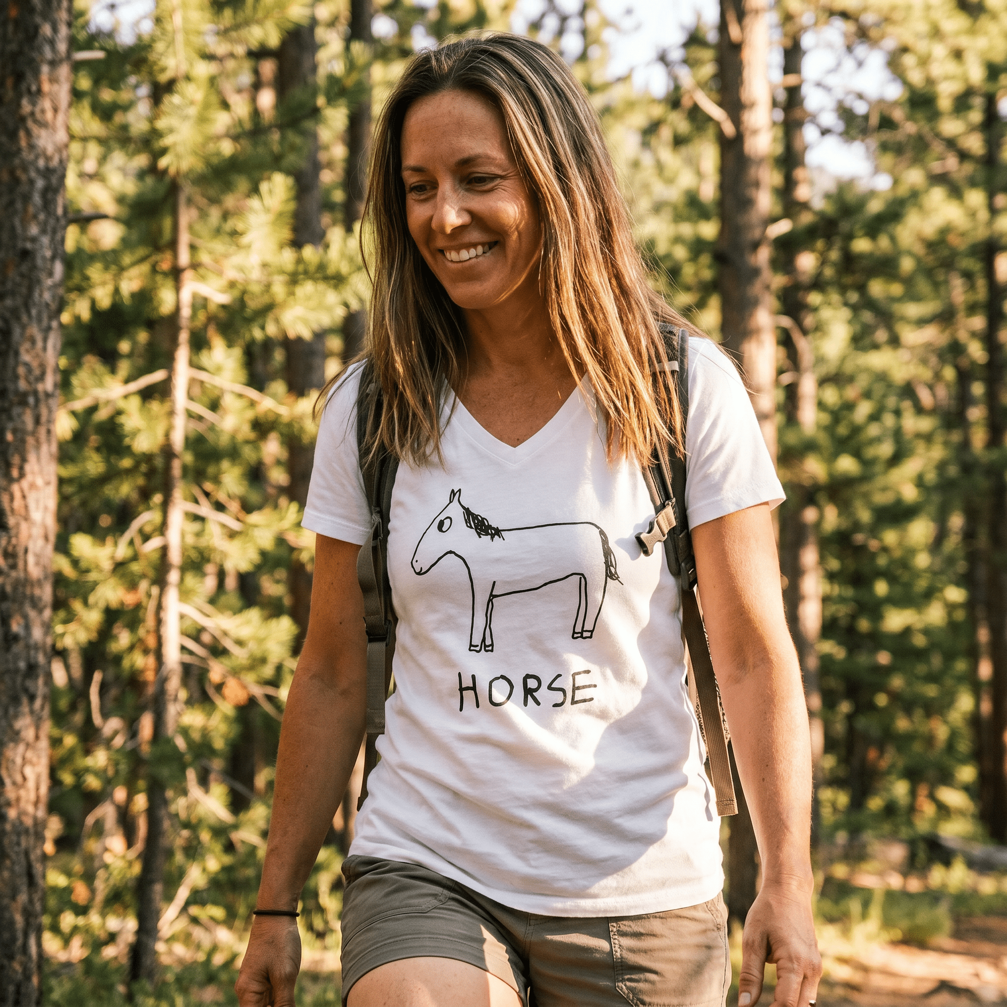 Horse - Women's V-Neck Tee