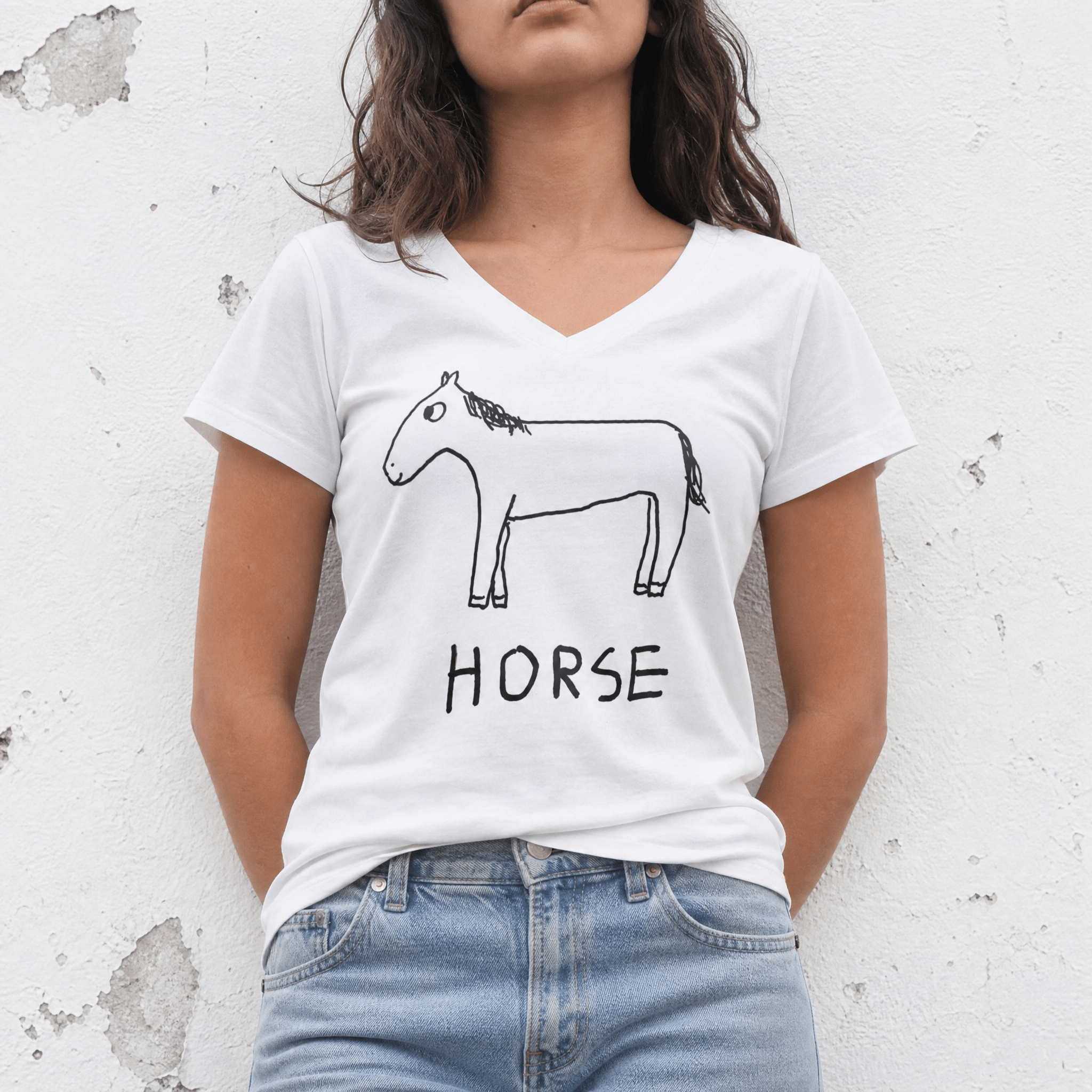 Horse - Women's V-Neck Tee