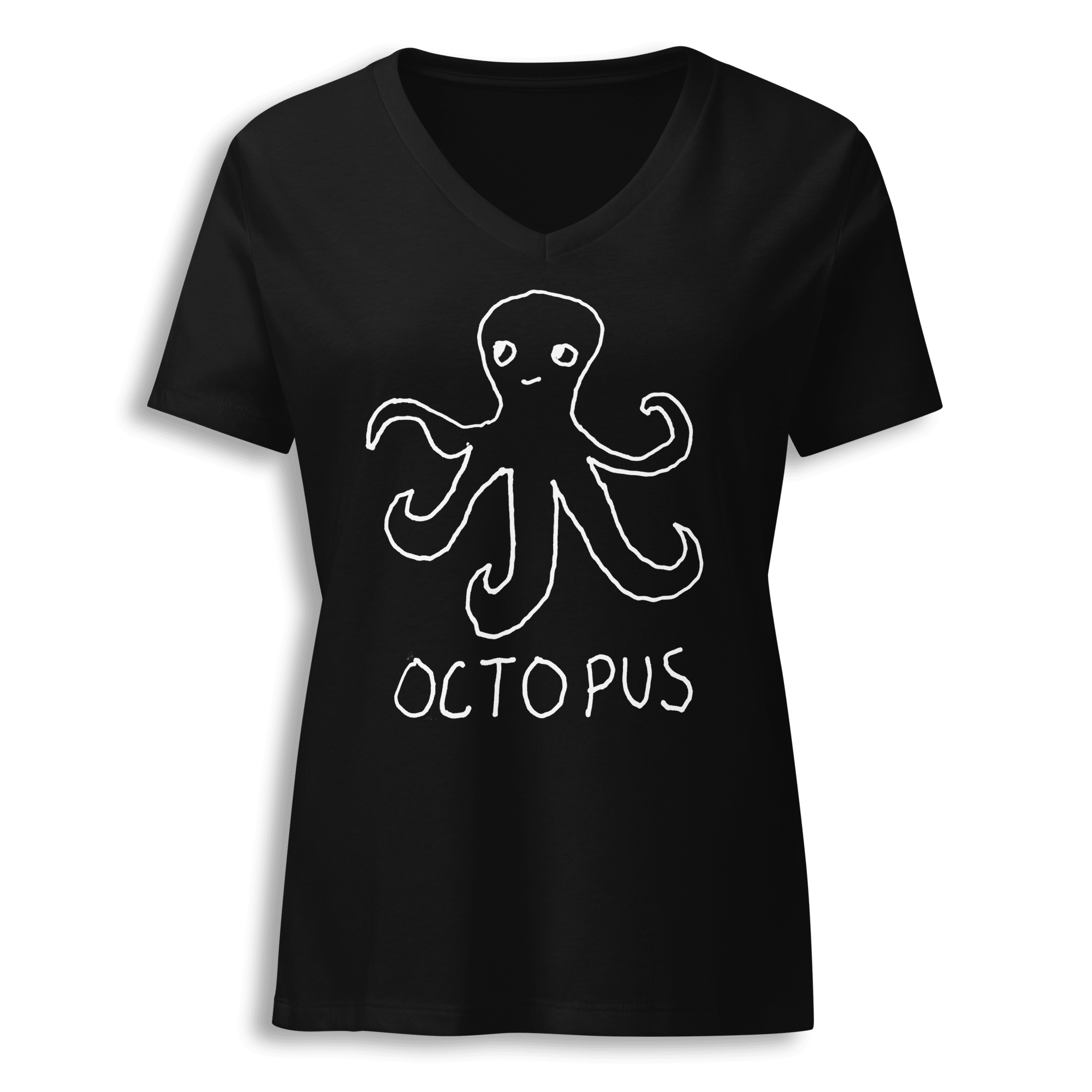 Octopus - V-Neck Tee