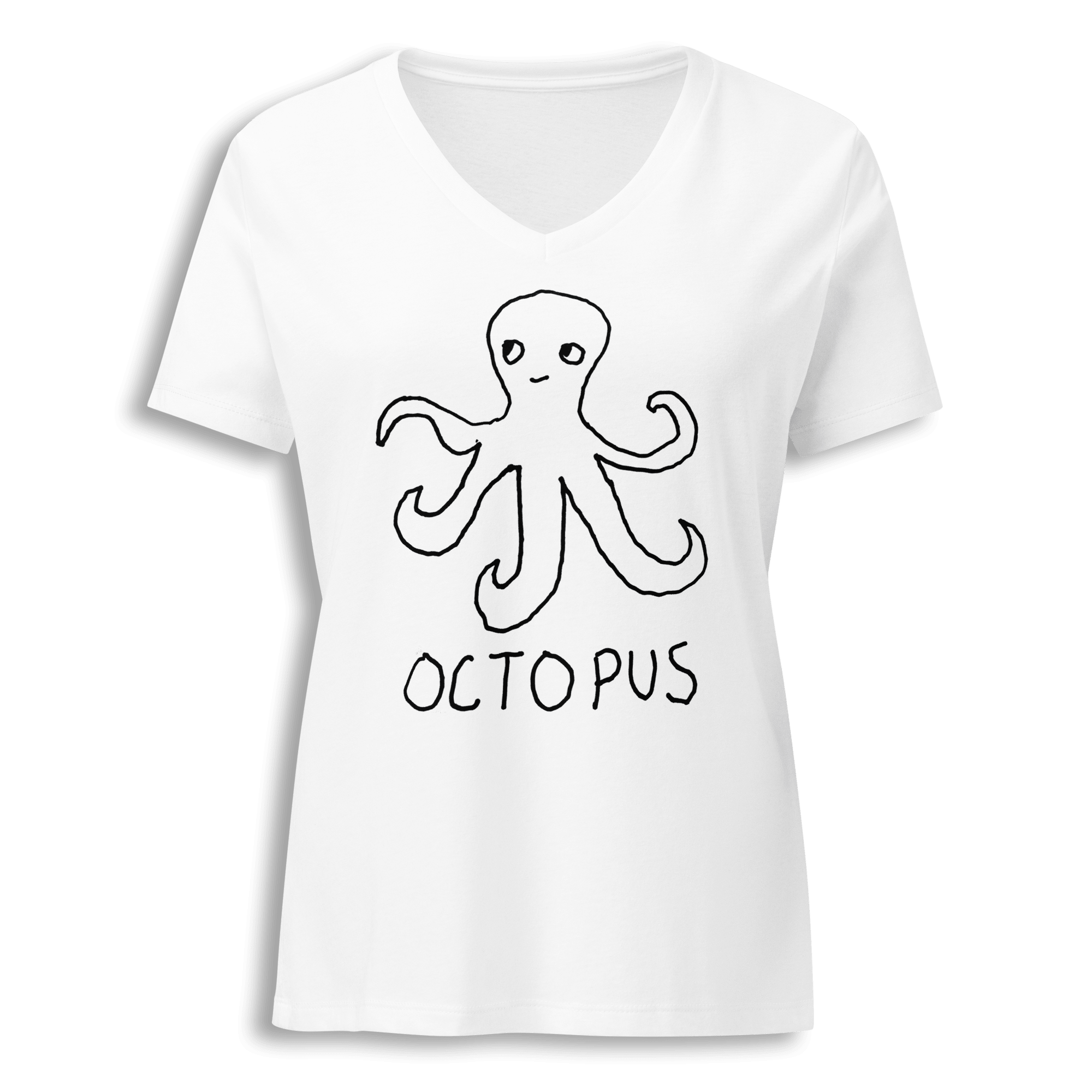 Octopus - V-Neck Tee