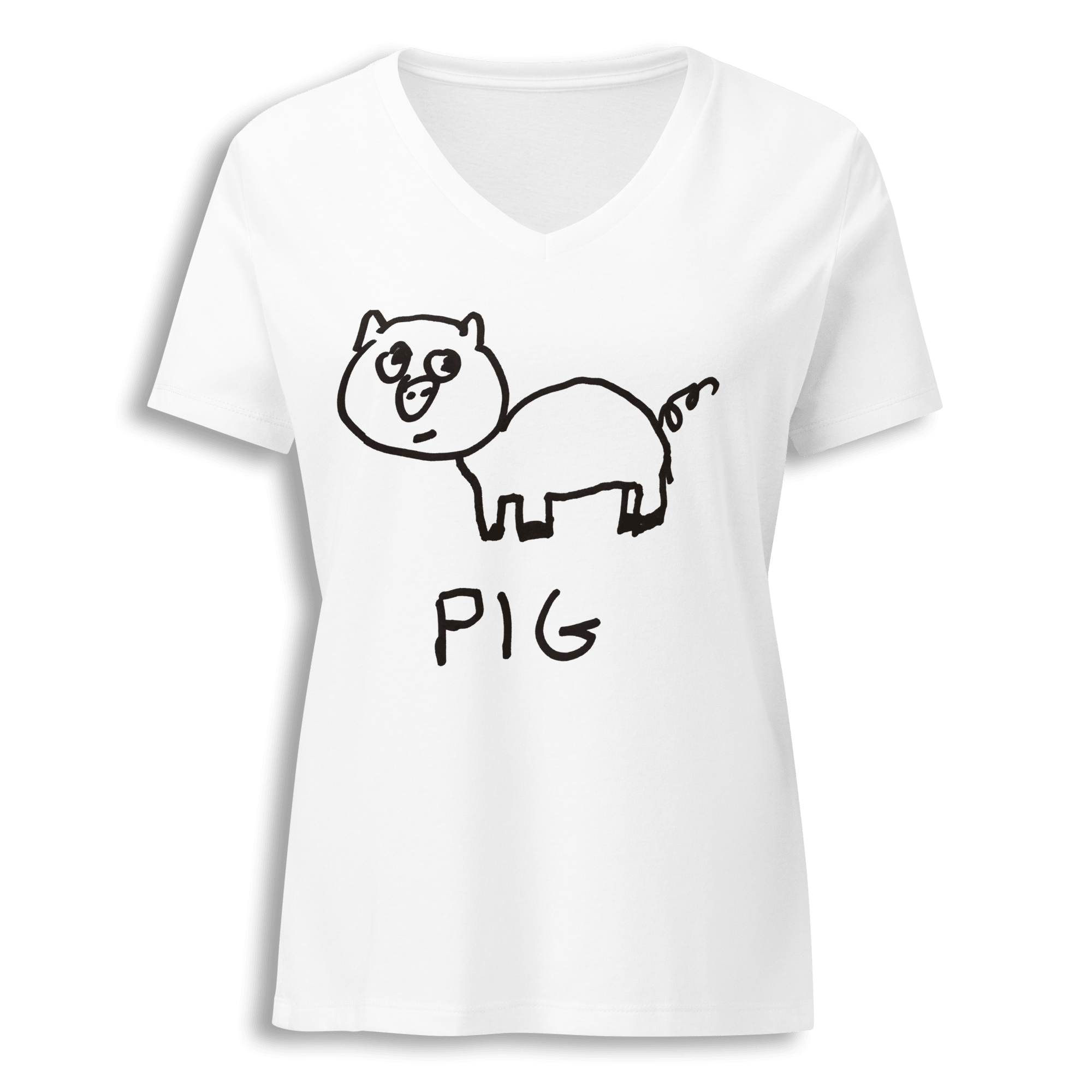 Pig - Women's V-Neck Tee
