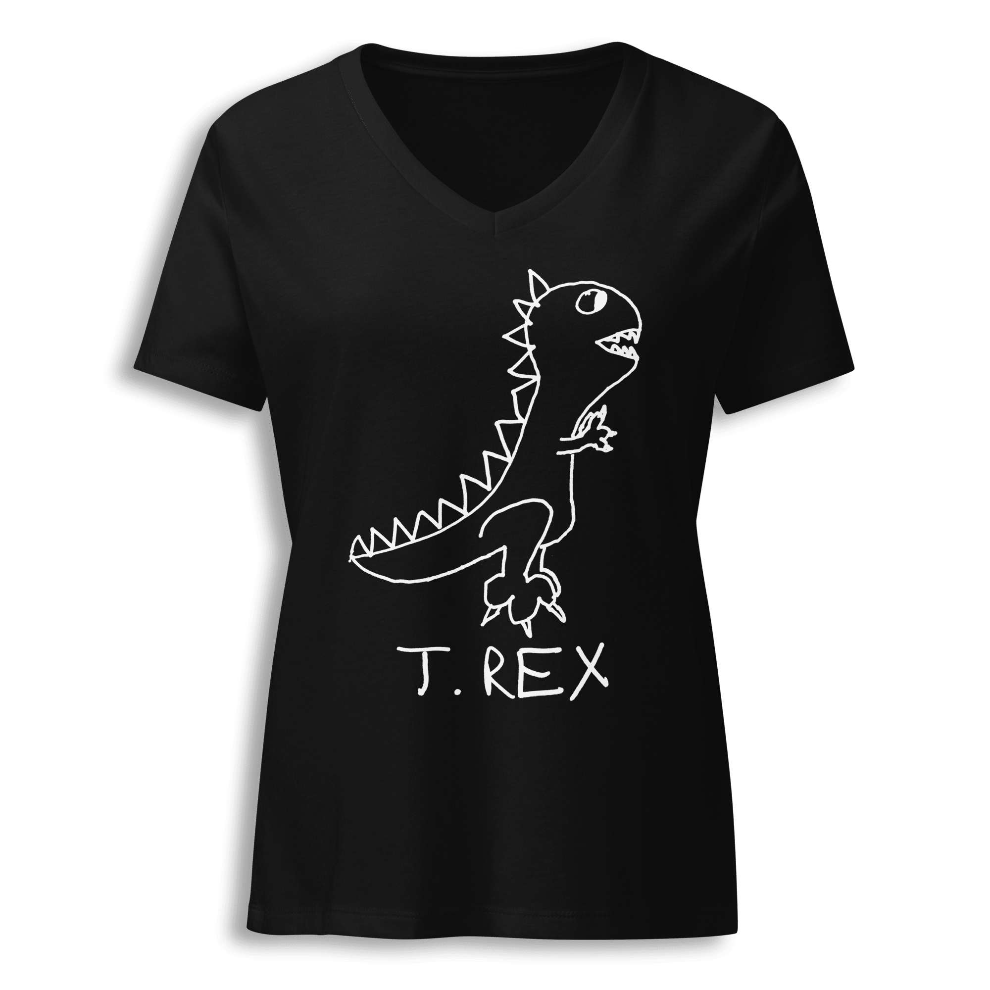 T Rex - Women's V-Neck Tee