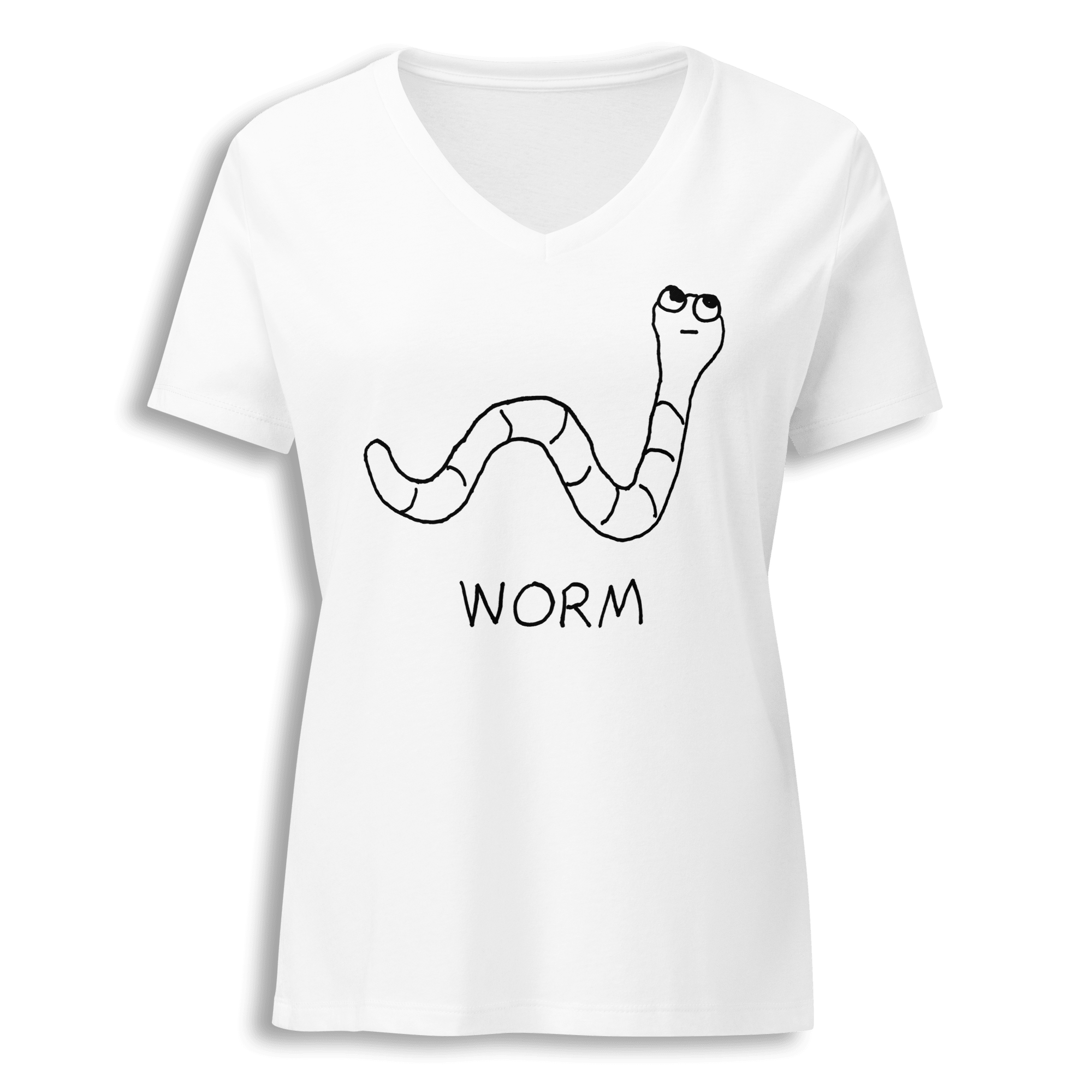 Worm - Women's V-Neck Tee
