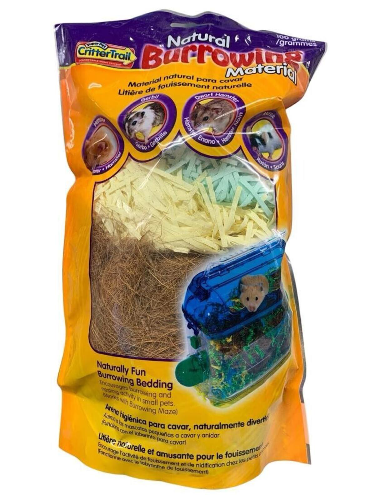 Critter Trail Natural burrowing material Two types in Brand New Bag