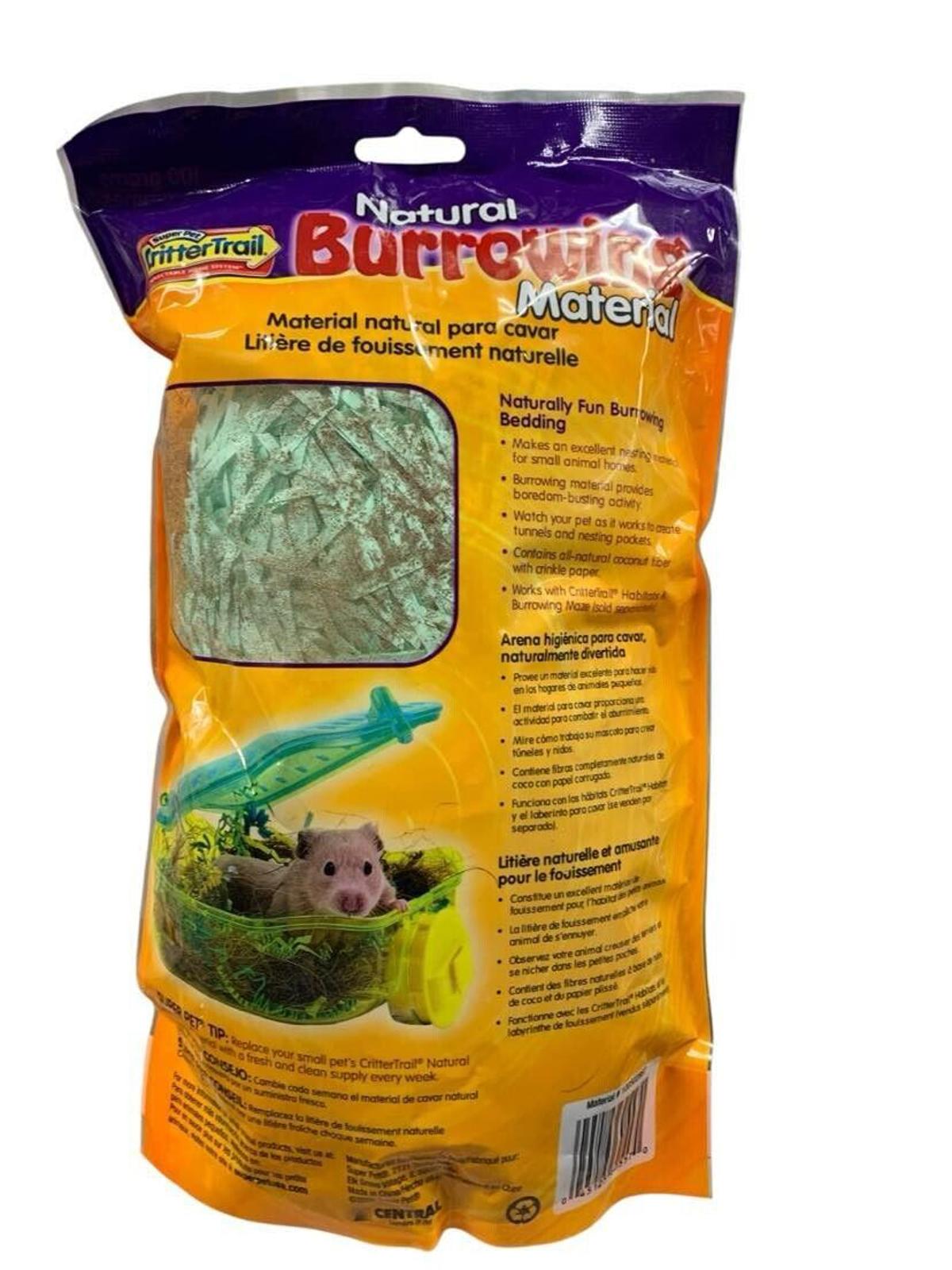 Critter Trail Natural burrowing material Two types in Brand New Bag