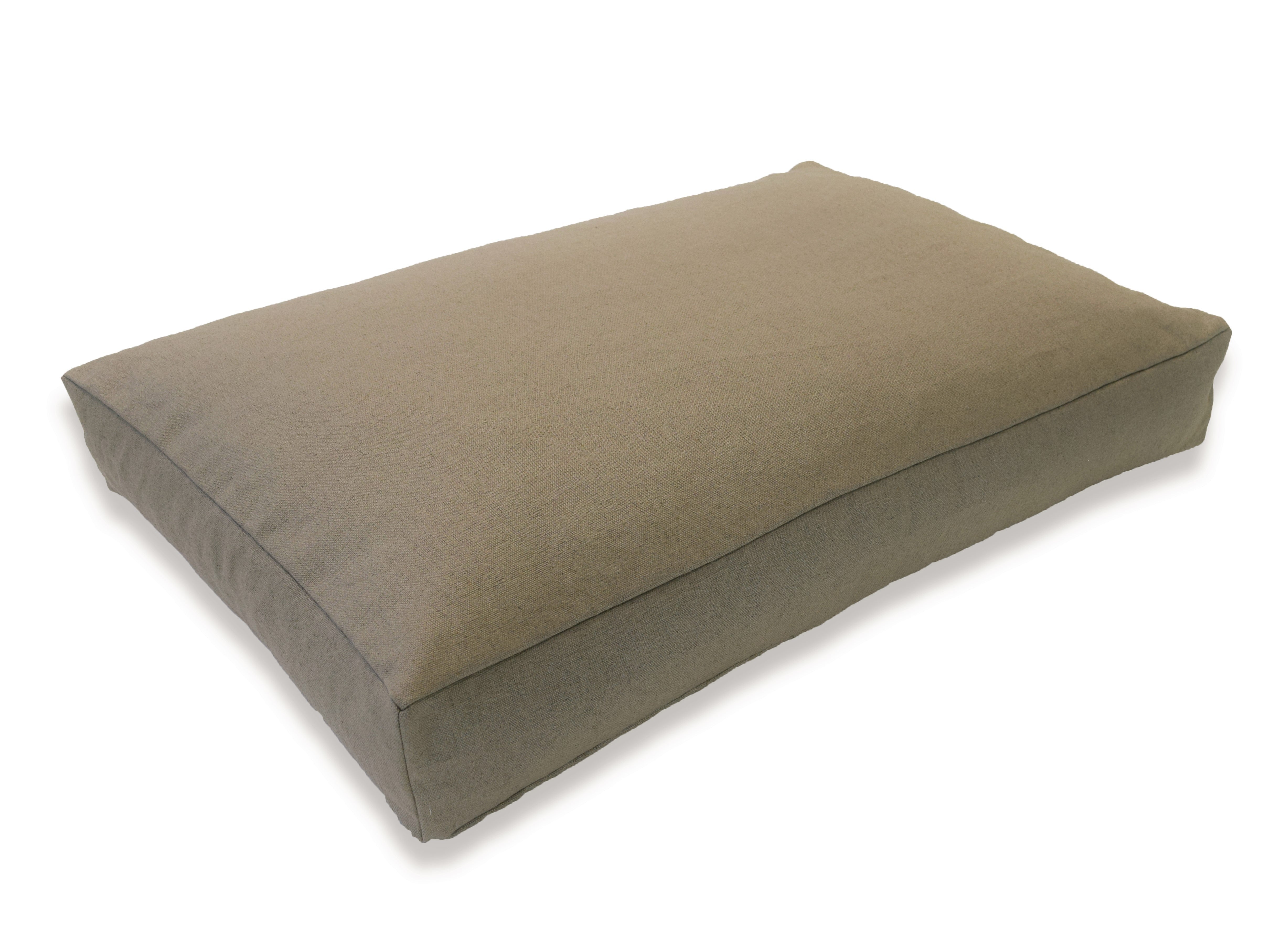 Hemp Dog Bed - Organic Natural Latex Foam Fill Orthopedic Support