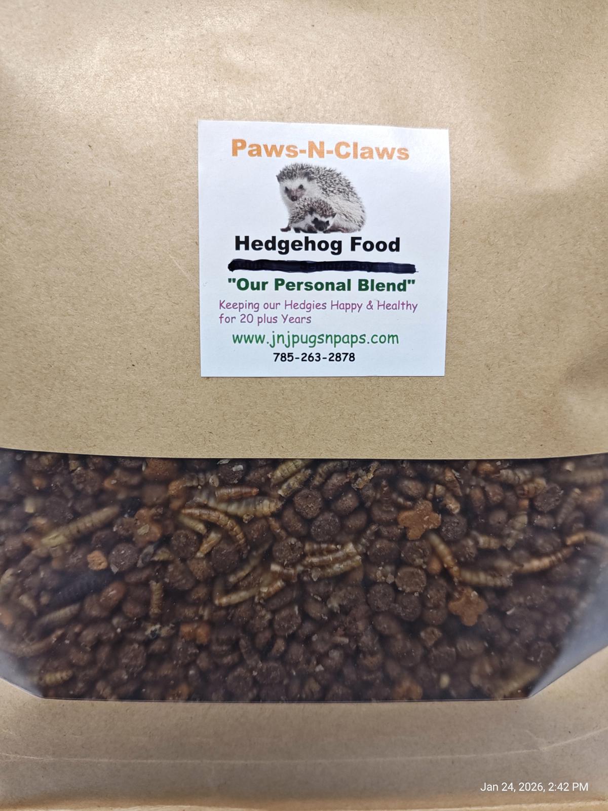 Hedgehog Food Complete Diet for your Hedgehog  Large 3# Bag