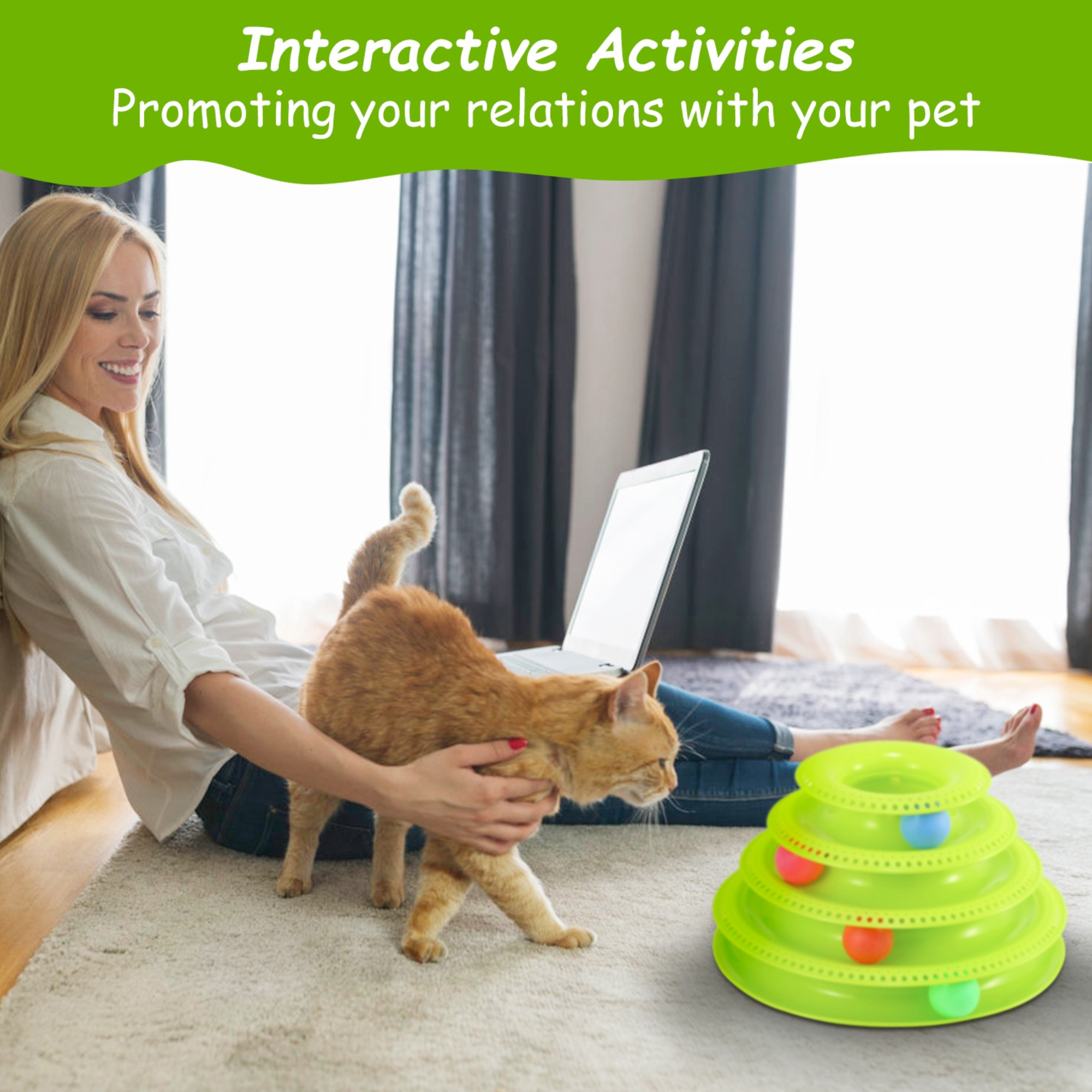 GBruno Cat Track Tower Toys