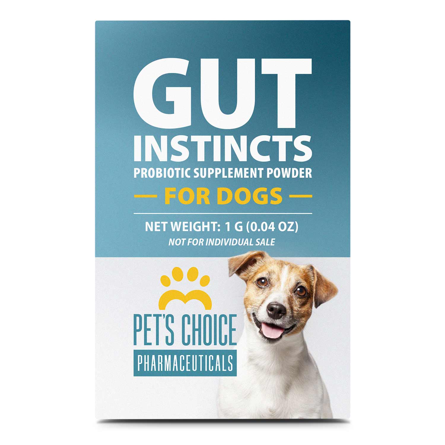 Pet's Choice Gut Instincts Probiotic Powder Packets for Dogs – Daily Digestive & Immune Support, 30 Count
