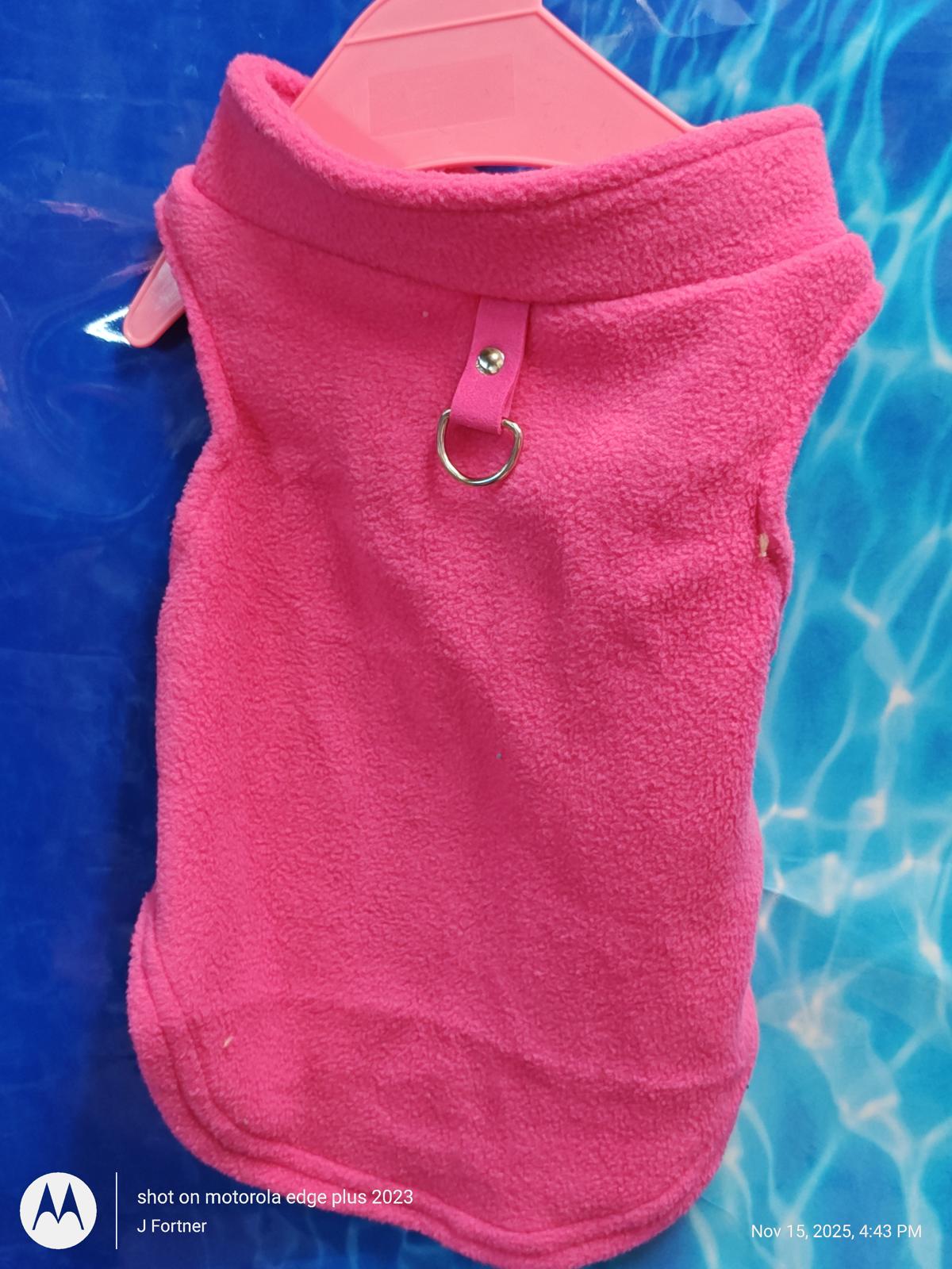 Pet walking jacket Fleece  Small