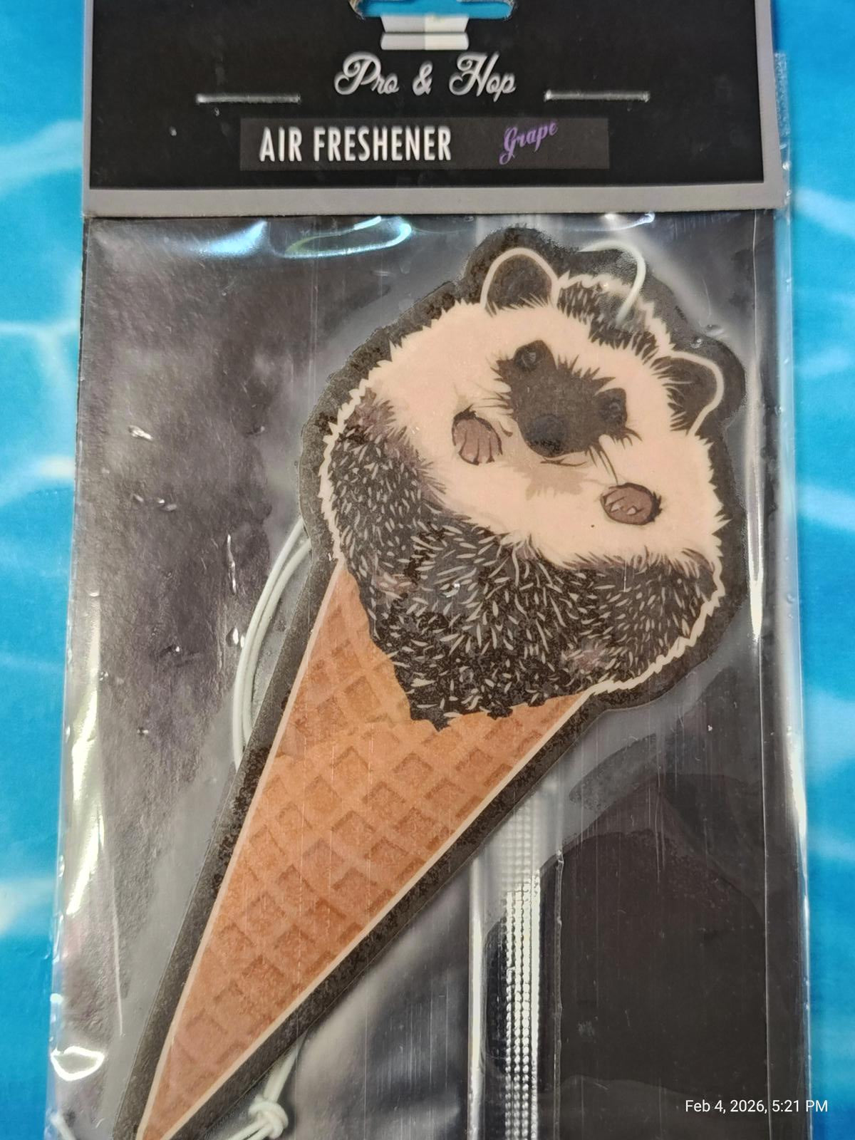 Hedgehogs Air Fresheners 3 Pack – Grape Scented Fun by PNC Family FInds