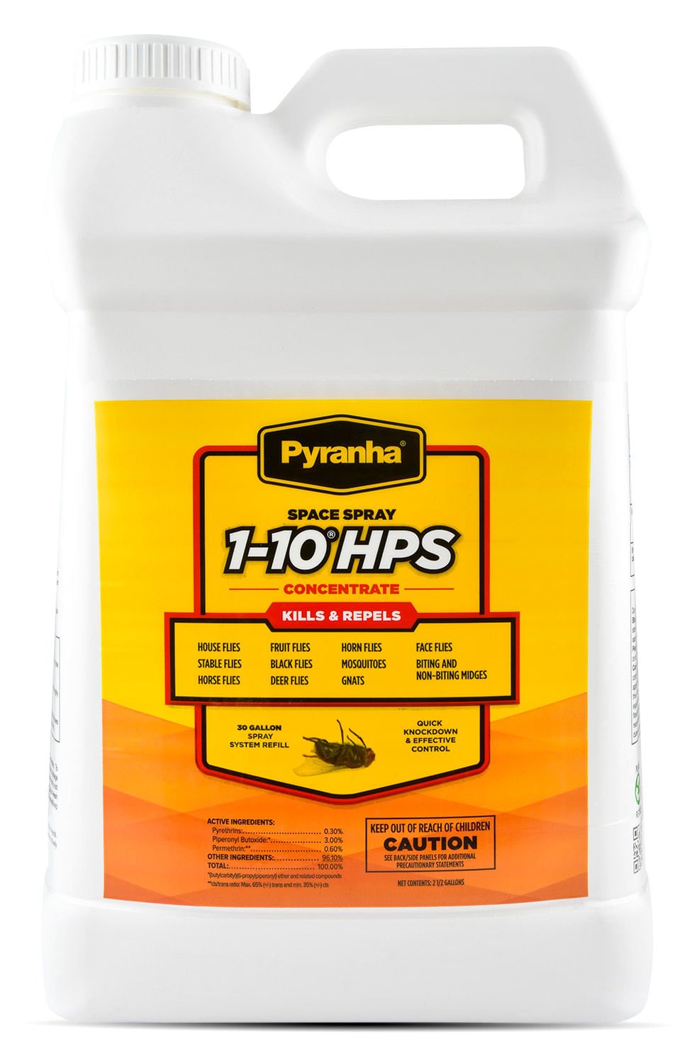 Pyranha Insect Control Space Fly Spray 1-10 HPS Concentrate for Barns, Stables, & Kennels