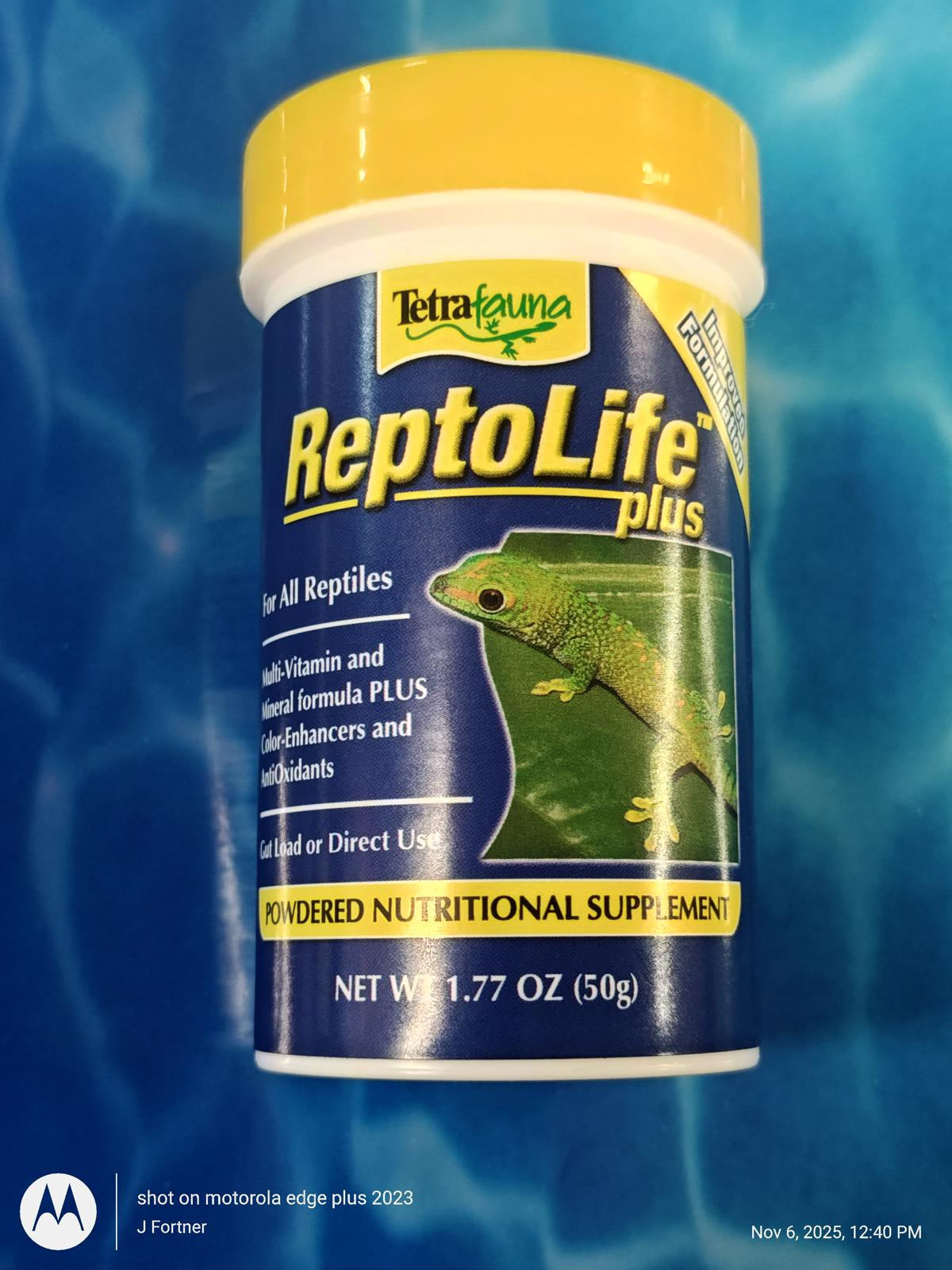ReptoLife Plus Reptile Vitamin/Mineral Supplement Complete Nutrition 4 Reptiles