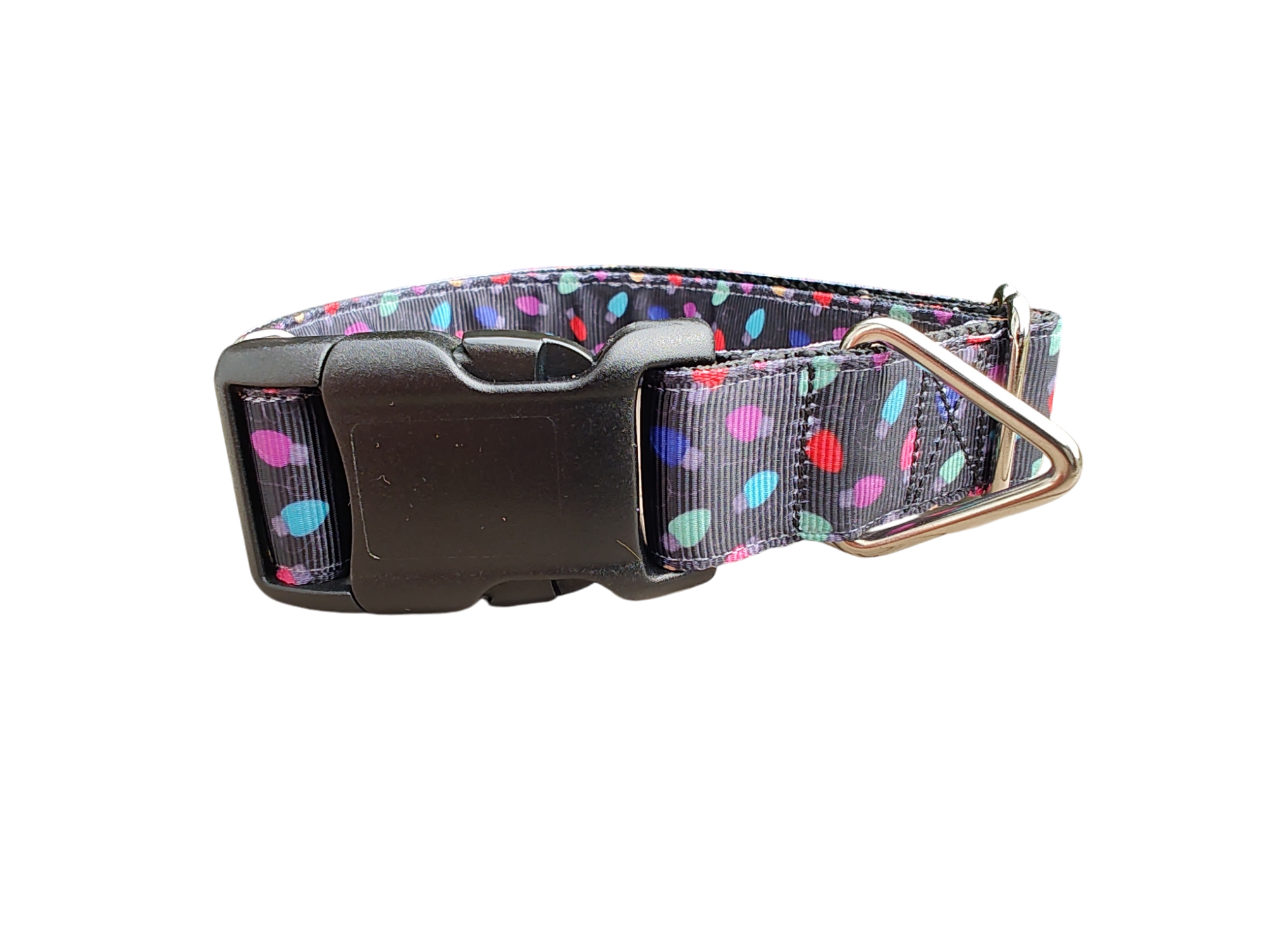Christmas Lights Nylon Dog Collar