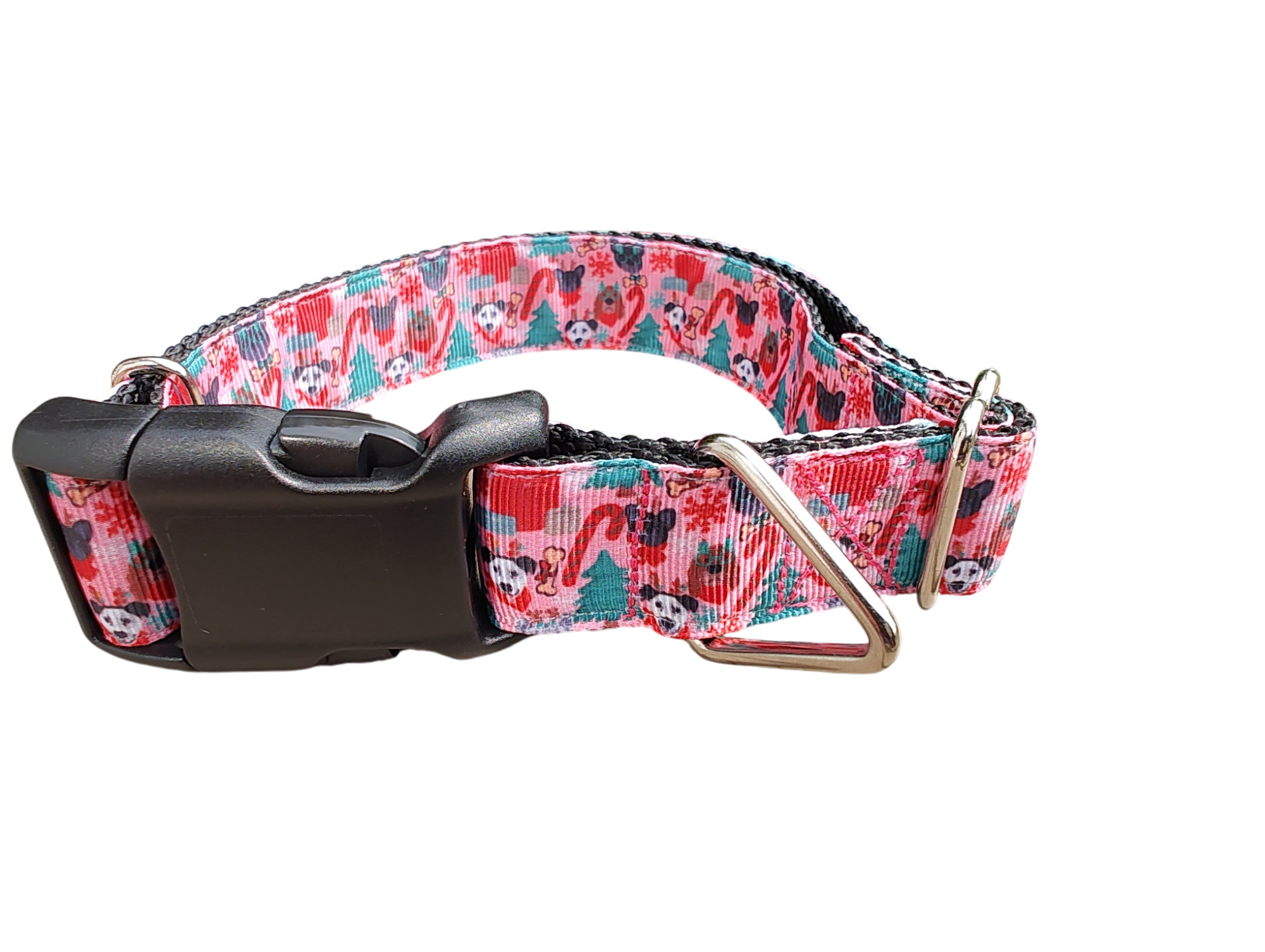Festive Pups Christmas Nylon Dog Collar