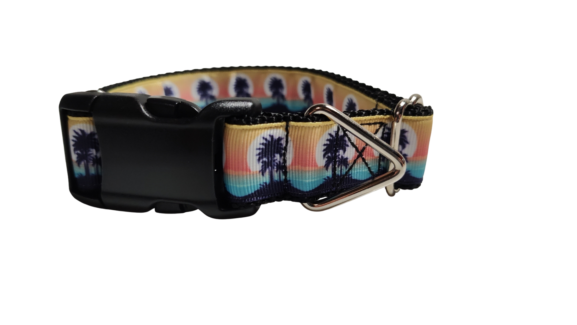 Tropical Sunsets Nylon Dog Collar