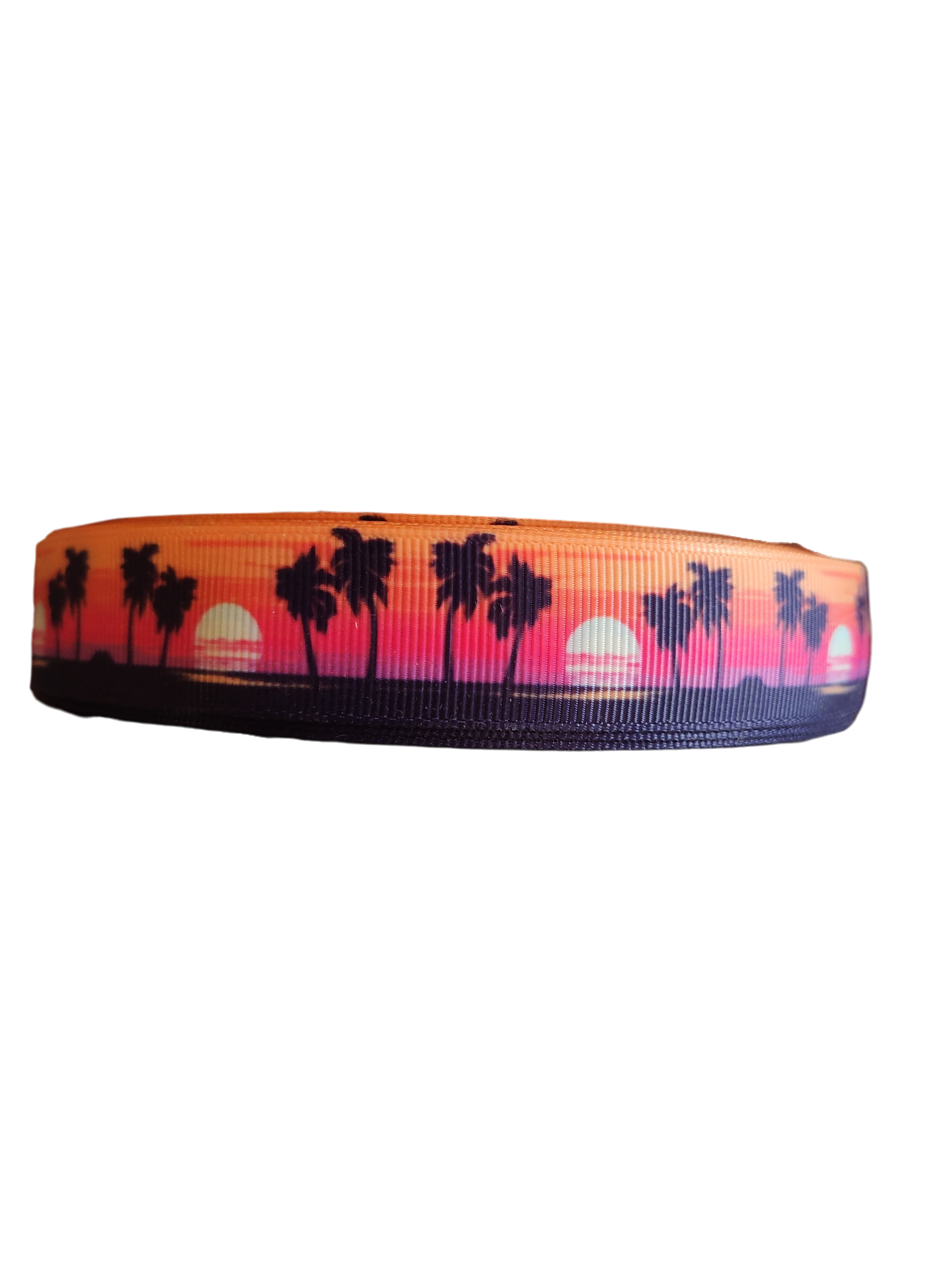 Beach Sunsets Nylon Dog Collar