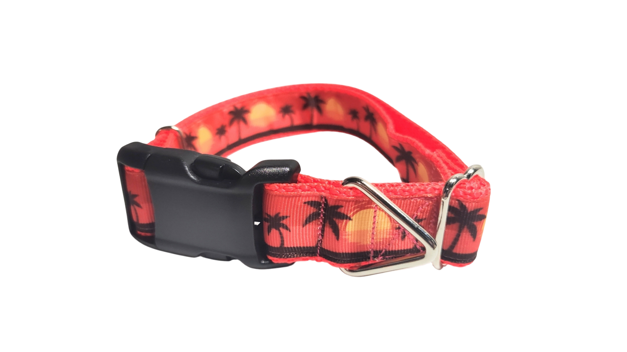 Beach Sunsets Nylon Dog Collar