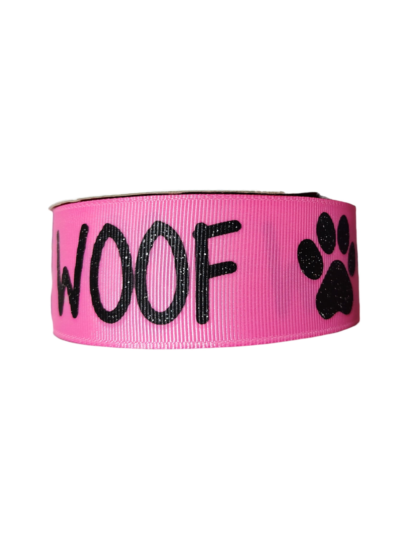 1.5" Wide Woof Nylon Dog Collar
