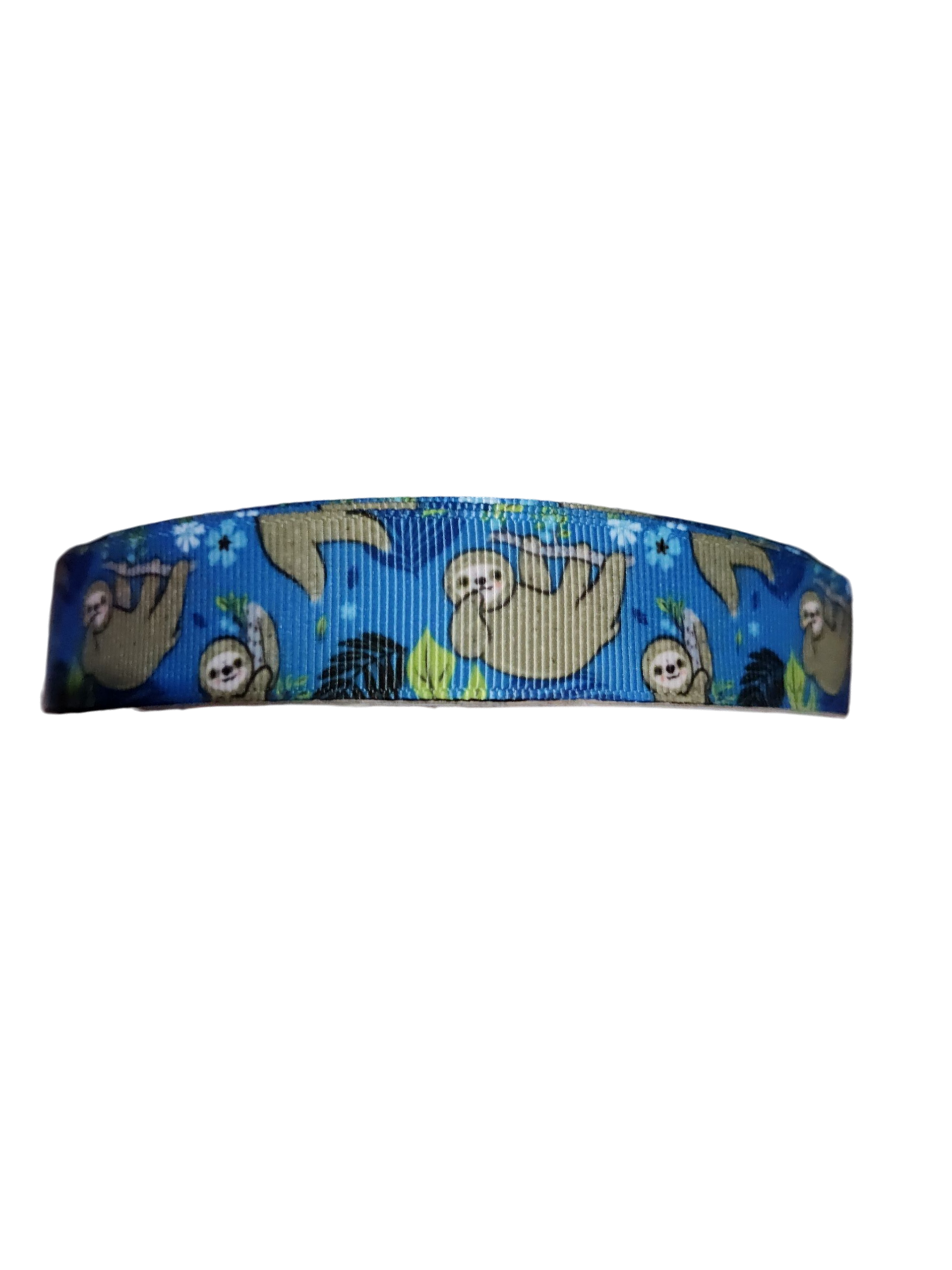 Hanging Sloth Nylon Dog Collar