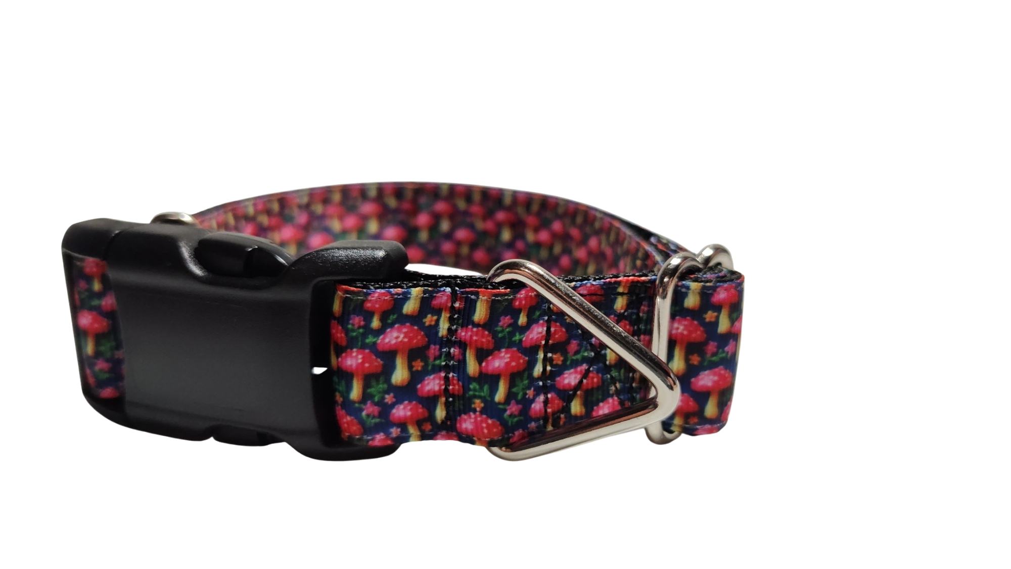 Little Mushrooms Nylon Dog Collar