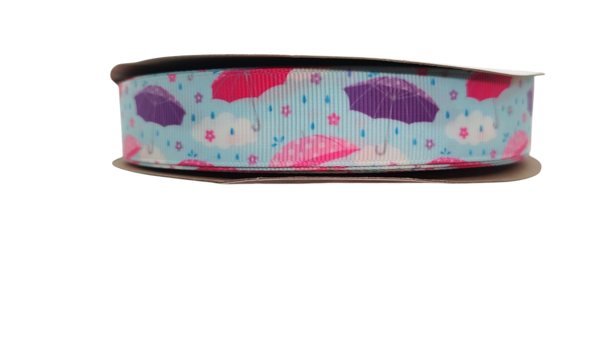 Raining Umbrellas Nylon Dog Collar