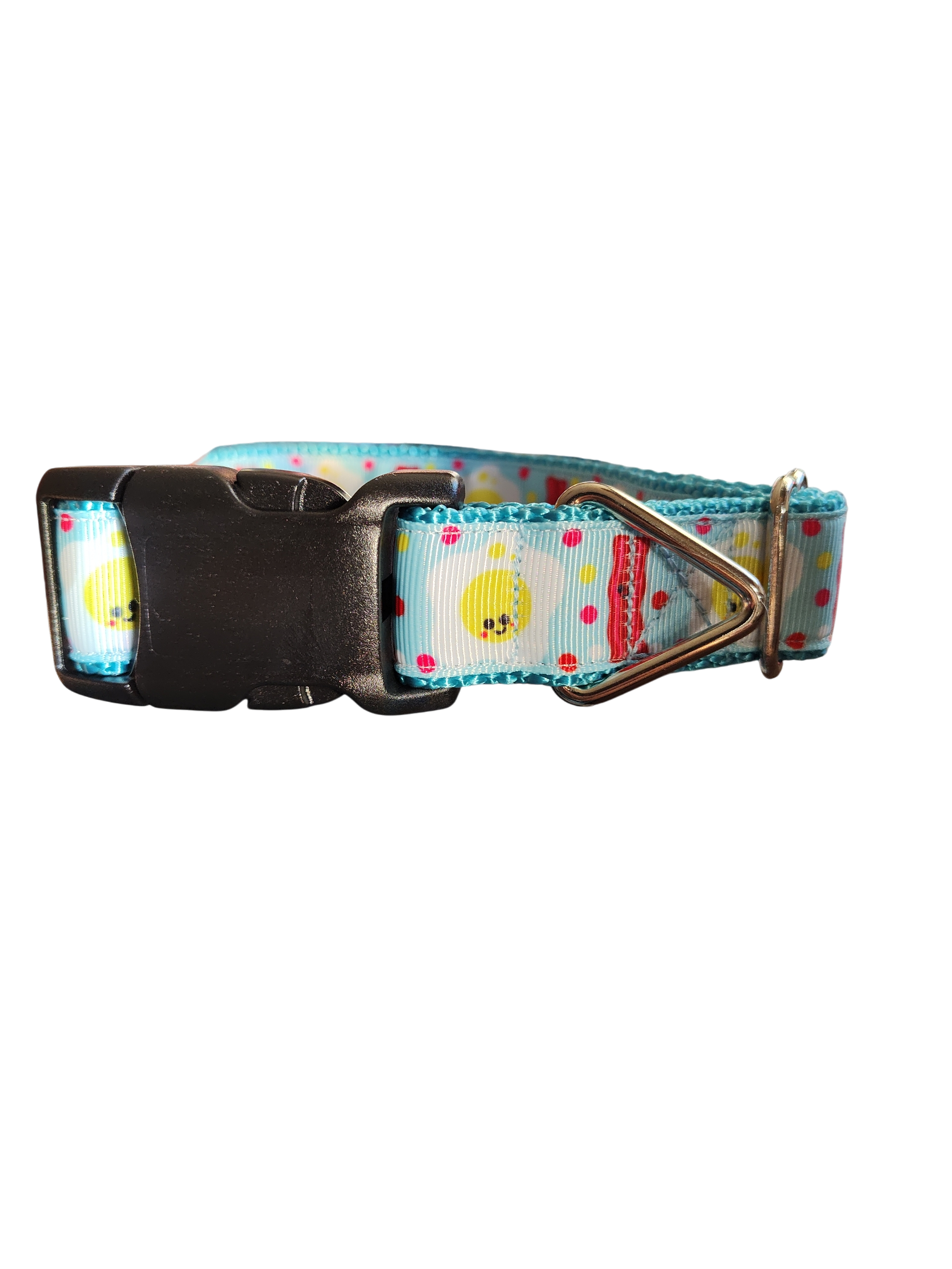Bacon & Eggs Nylon Dog Collar