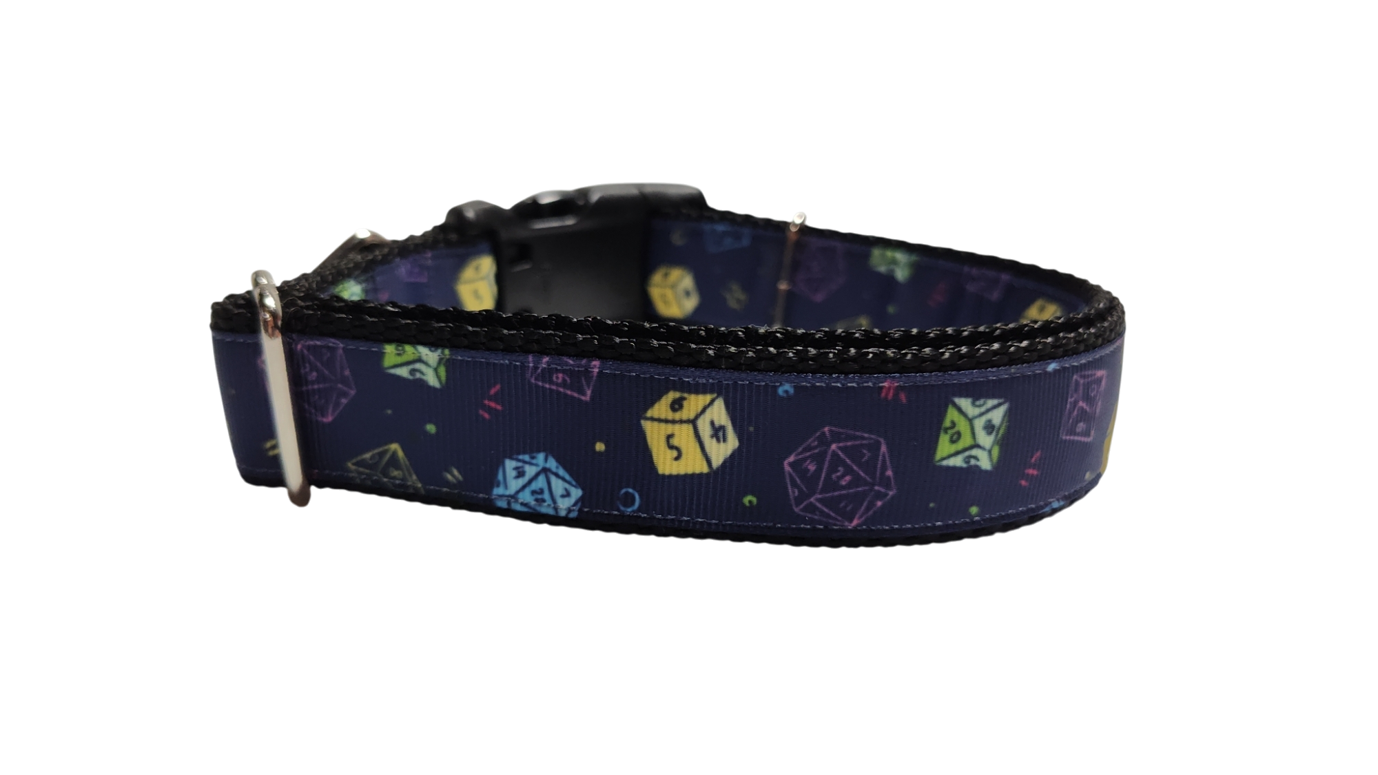 Roll the Dice Nylon Dog Collar