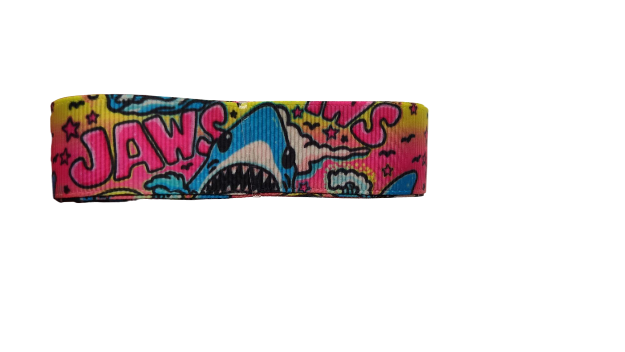 Jaws Pop Art Shark Nylon Dog Collar