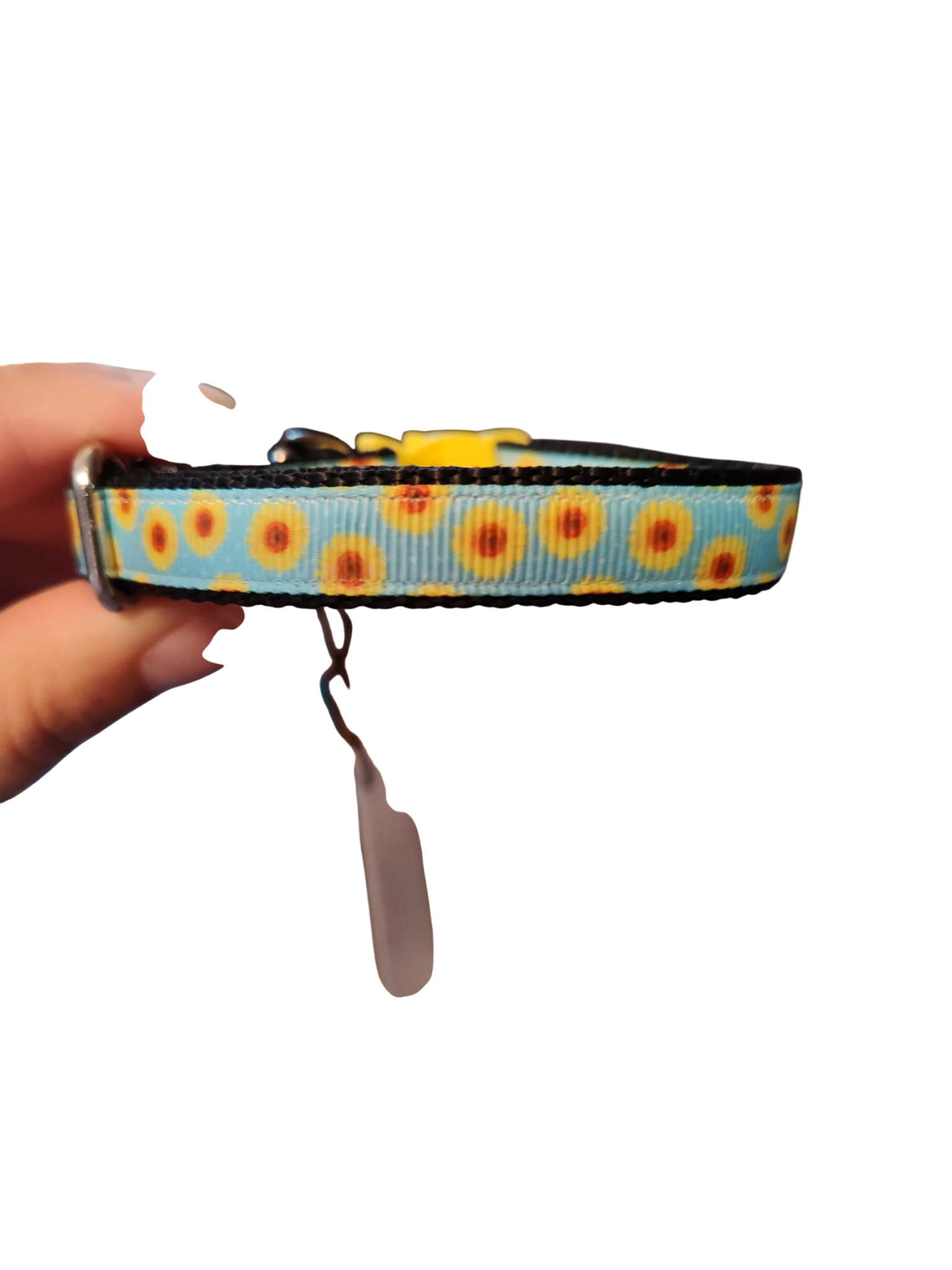 1/2" Sunflowers Nylon Dog / Cat Collar