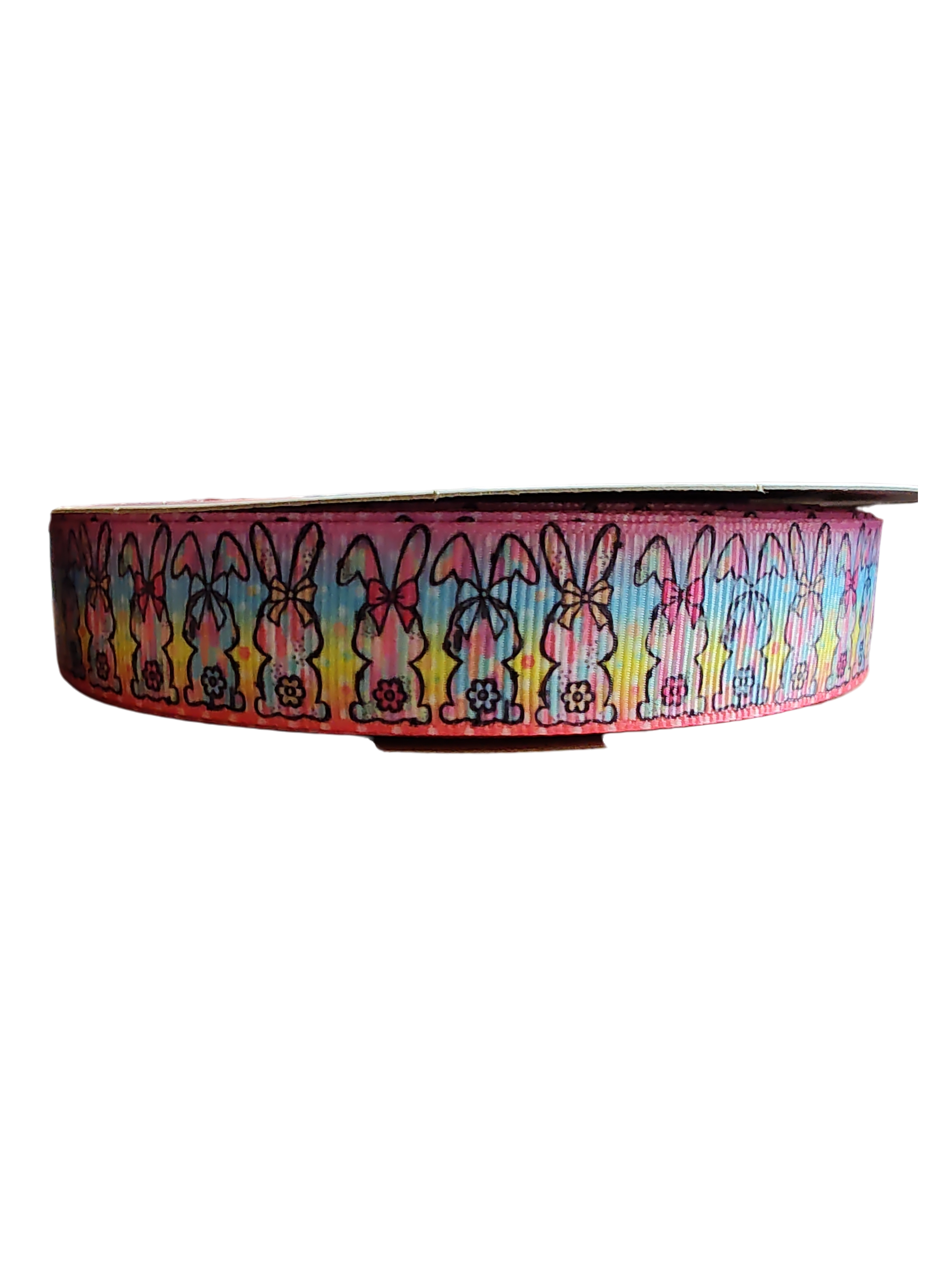 Bunny Silhouettes Easter Nylon Dog Collar