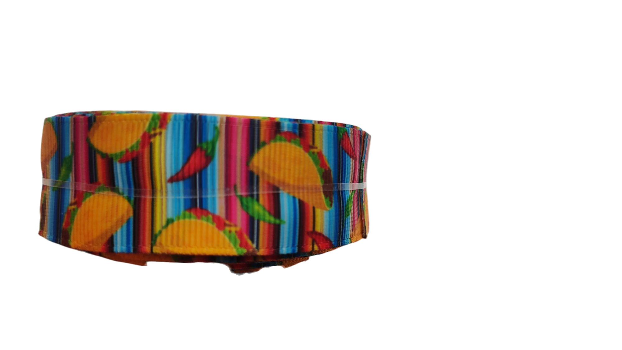 Sarape Tacos Nylon Dog Collar