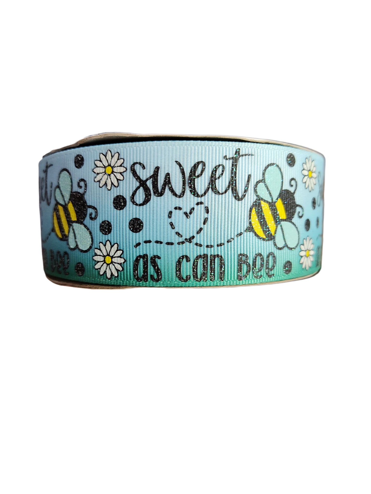 1.5" Wide Sweet As Can Bee Nylon Dog Collar